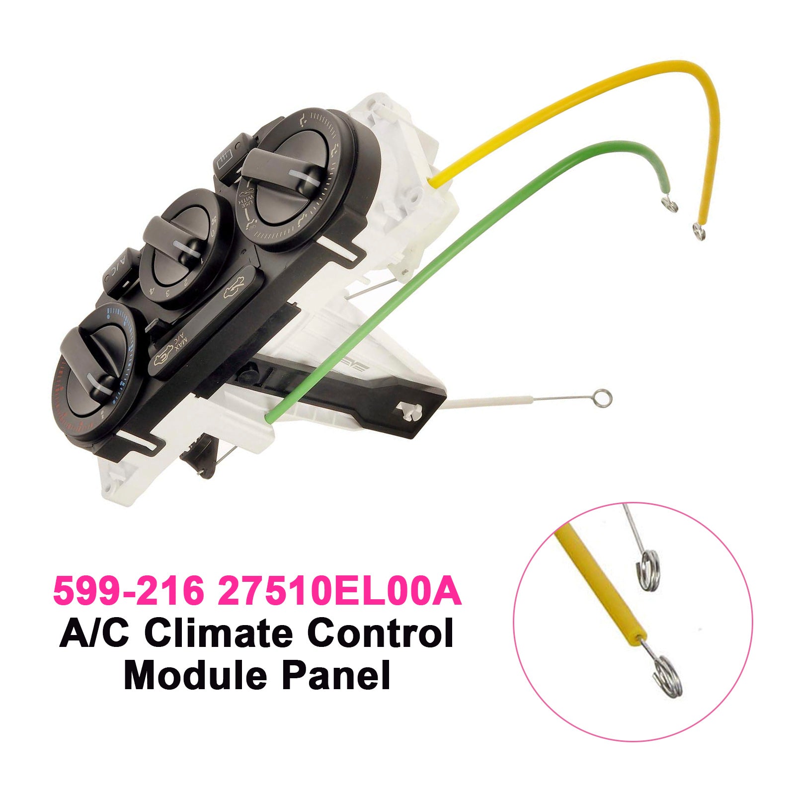 Pannello del modulo di controllo del condizionamento dell'aria A/C 599-216 per Nissan Versa 1,6 L 1,8 L 27510EL00A