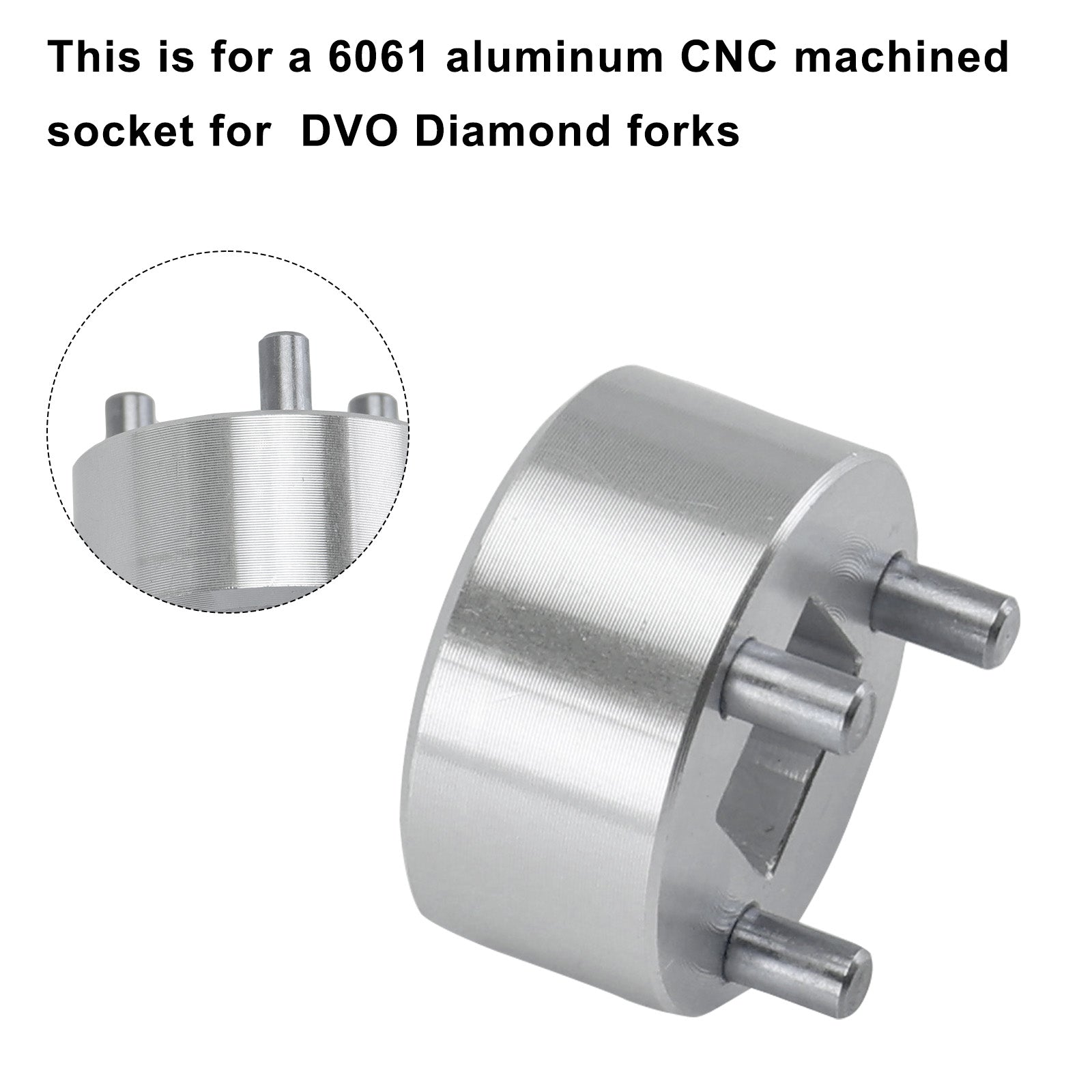 Strumento di riparazione della guarnizione di servizio della chiave per la rimozione del tappo inferiore della forcella per DVO Diamond