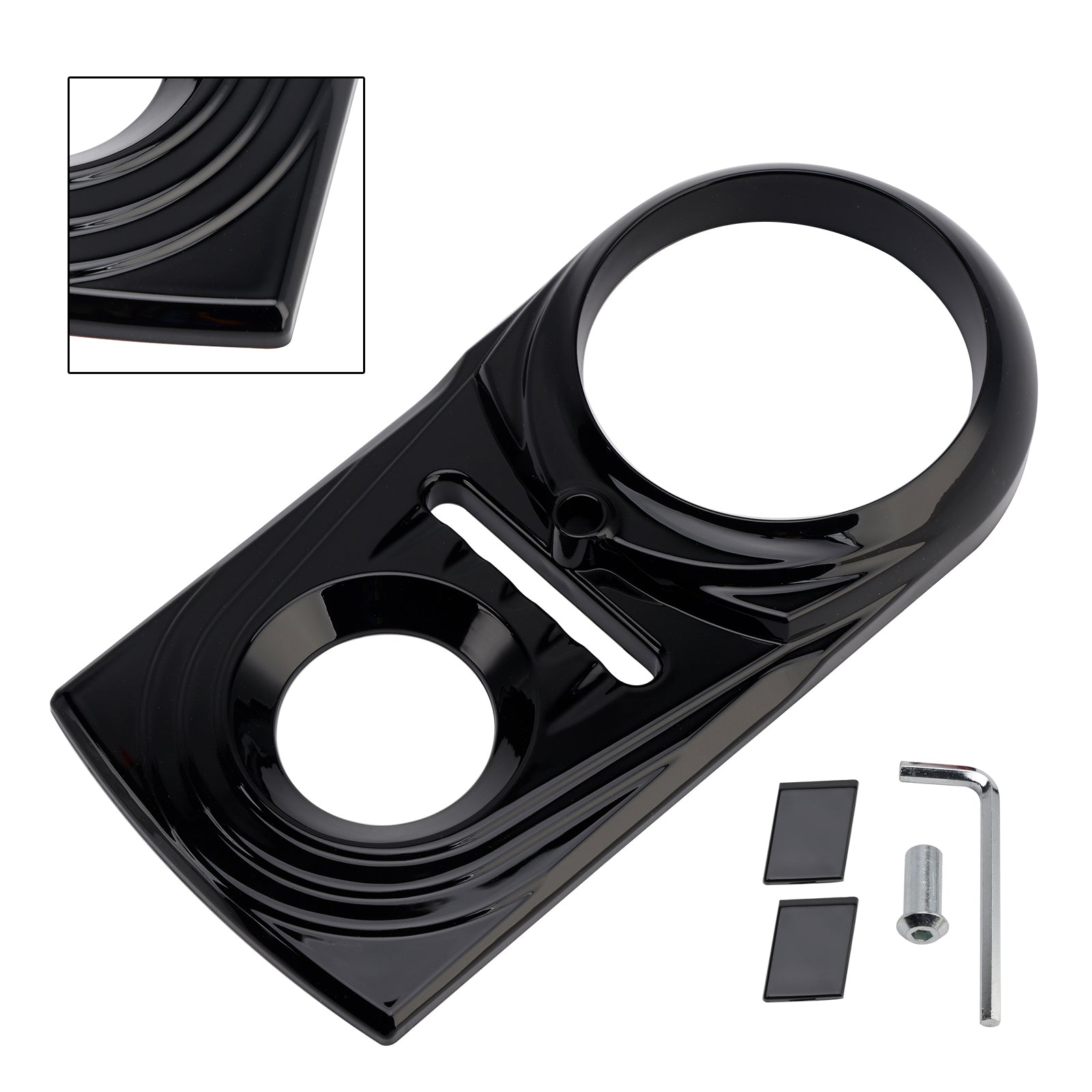 Cache de tableau de bord pour réservoir d'essence de Softail FLSTC FXST Street Glide