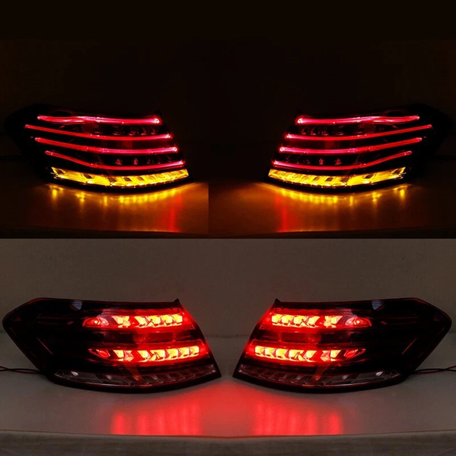 LED-achterlichten (4 stuks) voor Mercedes-Benz E-Klasse W212 Gerestaureerde sedan (2013-2015)