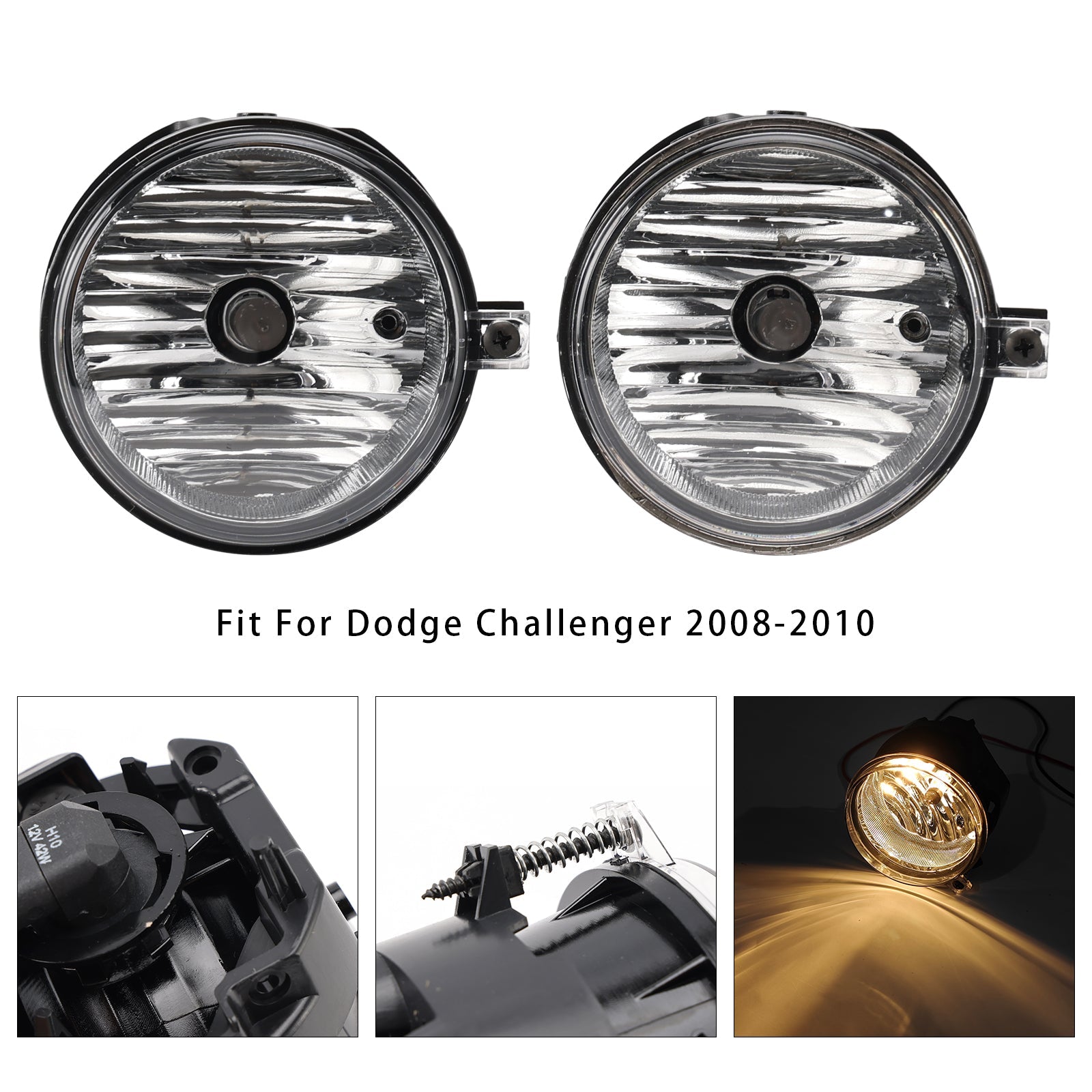 Par de luces antiniebla para Dodge Chrysler Calibre Jeep Compass 4805857AA