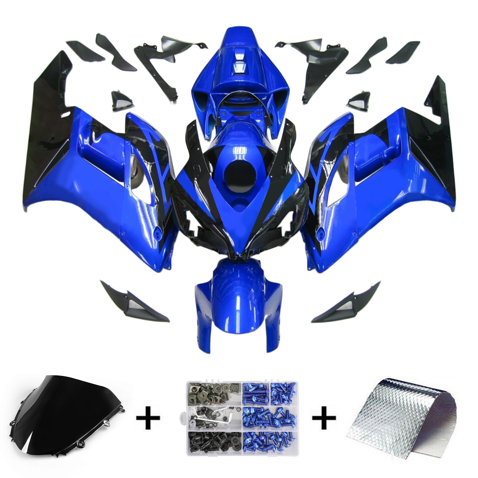 Kit de carenado de inyección, carrocería de plástico ABS para Honda CBR1000RR 2004-2005