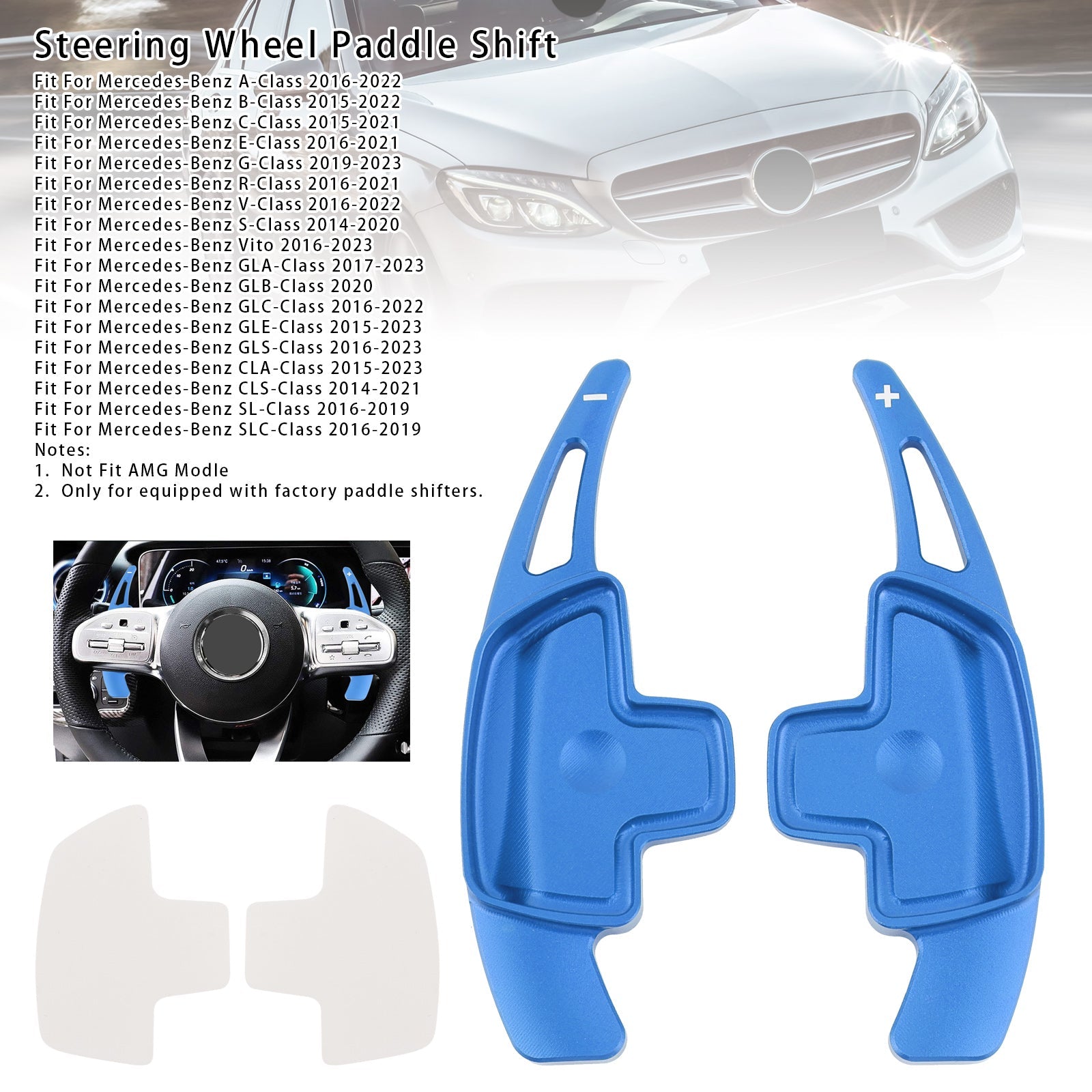 Palete za hitrost sprememb za volanom za Benz C GLC E 2015-2022