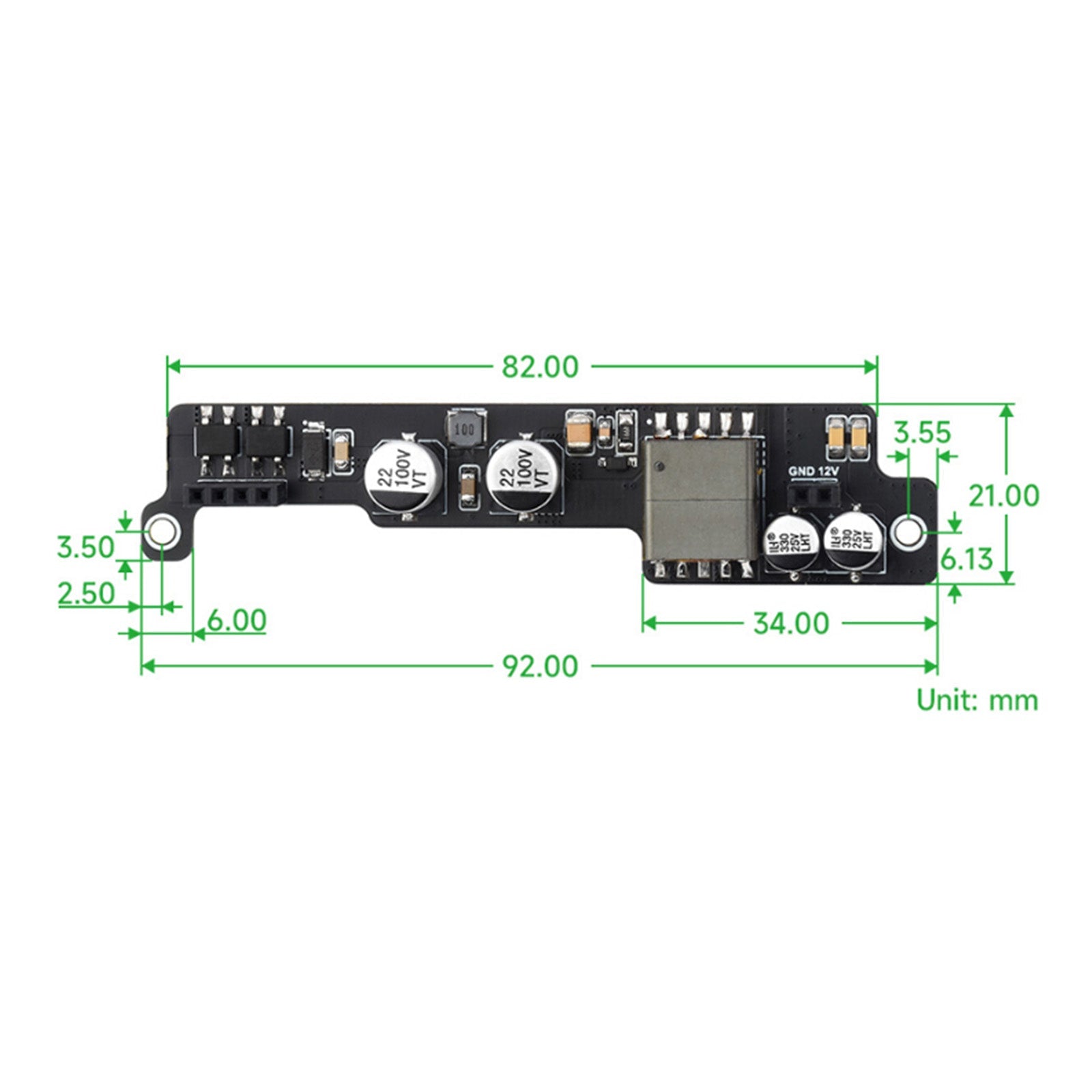 Carte d';extension d';alimentation Ethernet POE NVIDIA Jetson Orin Nano/NX 802.3af/at