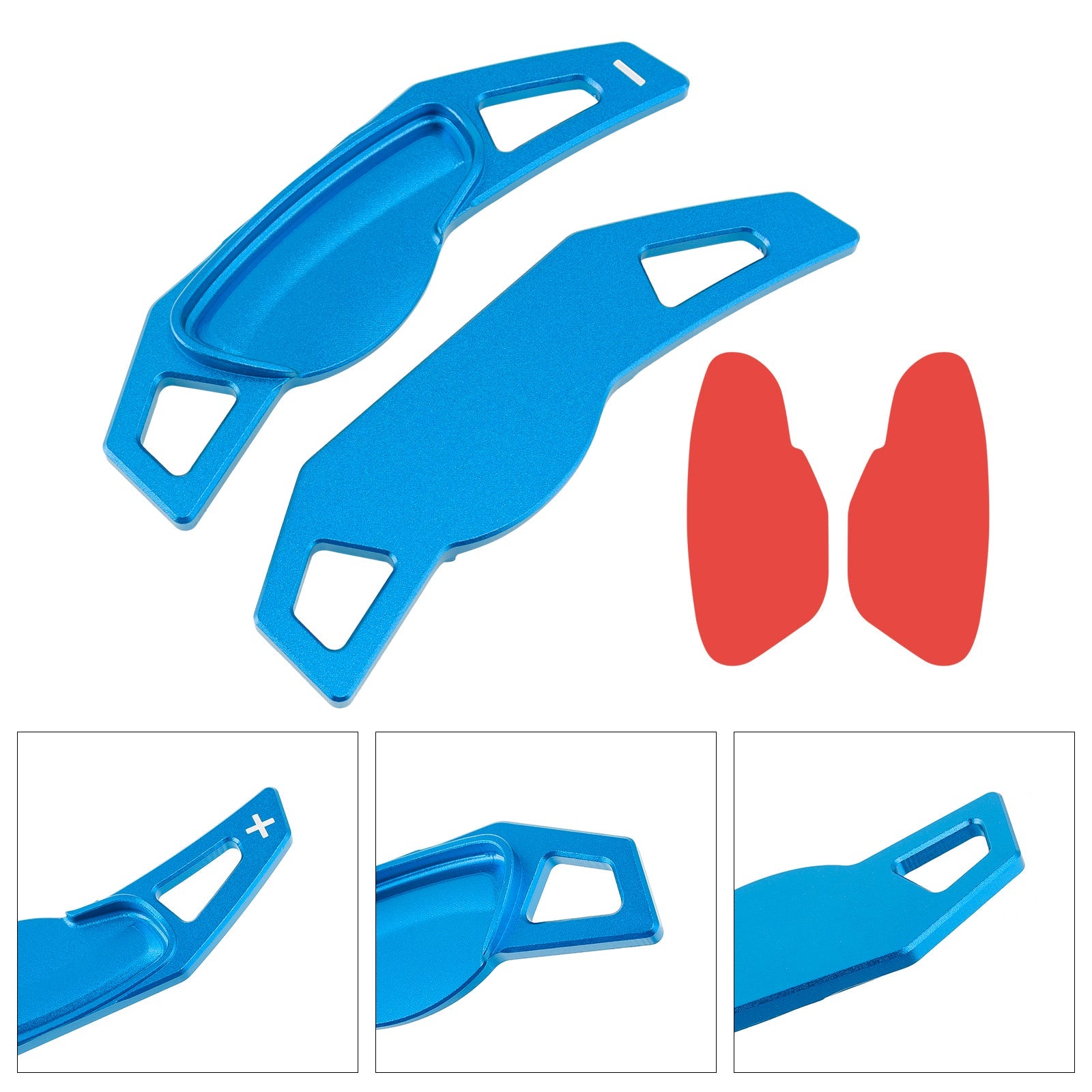 Extension de palettes de changement de vitesse au volant pour Smart Aluminium