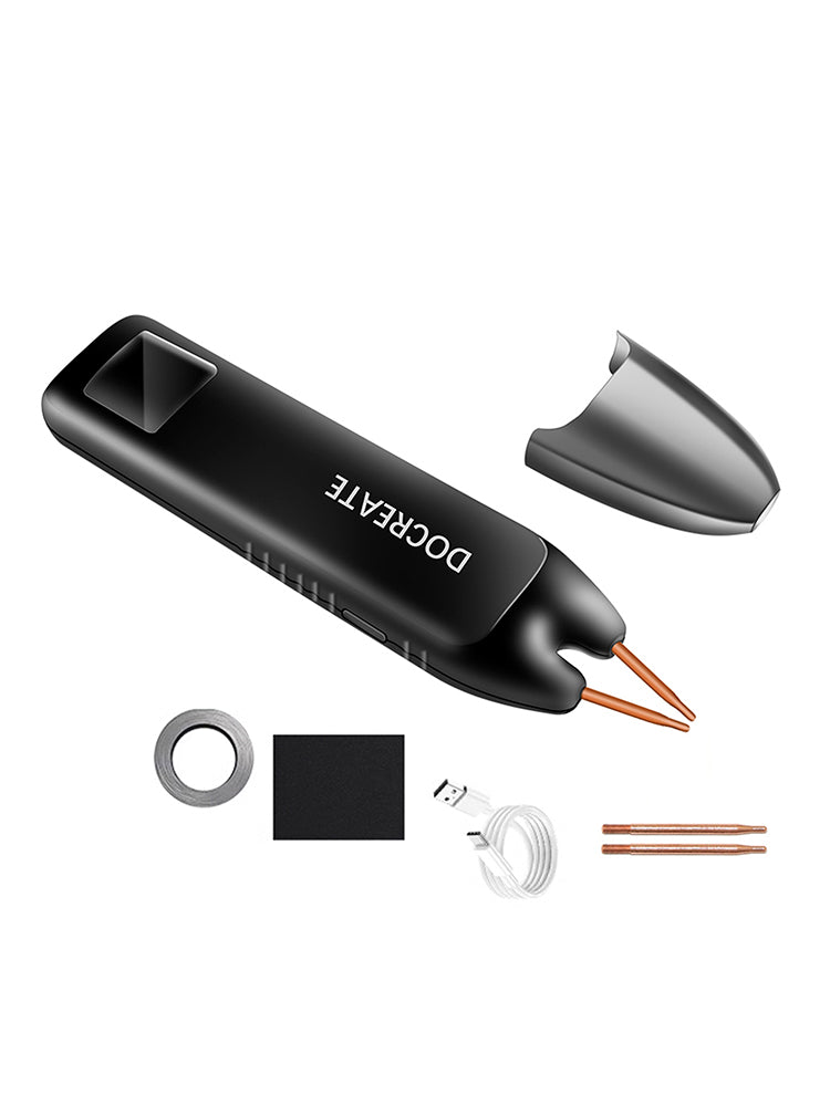 Mini saldatore per punti portatili per montare te stesso, strumento di saldatura a batteria a 99 velocità regolabili