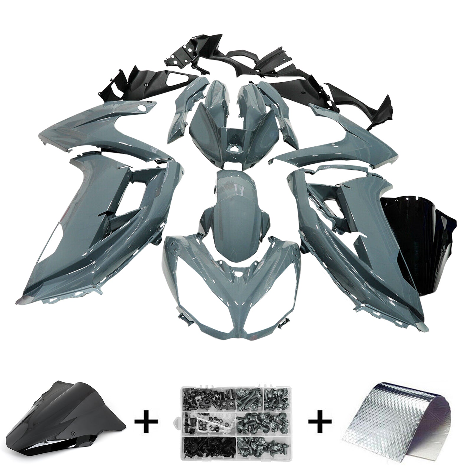 KAWASAKI INGECTION SEČI KIT ER6F/NINJA650 2012-2016, ABS Plastic Karoserija