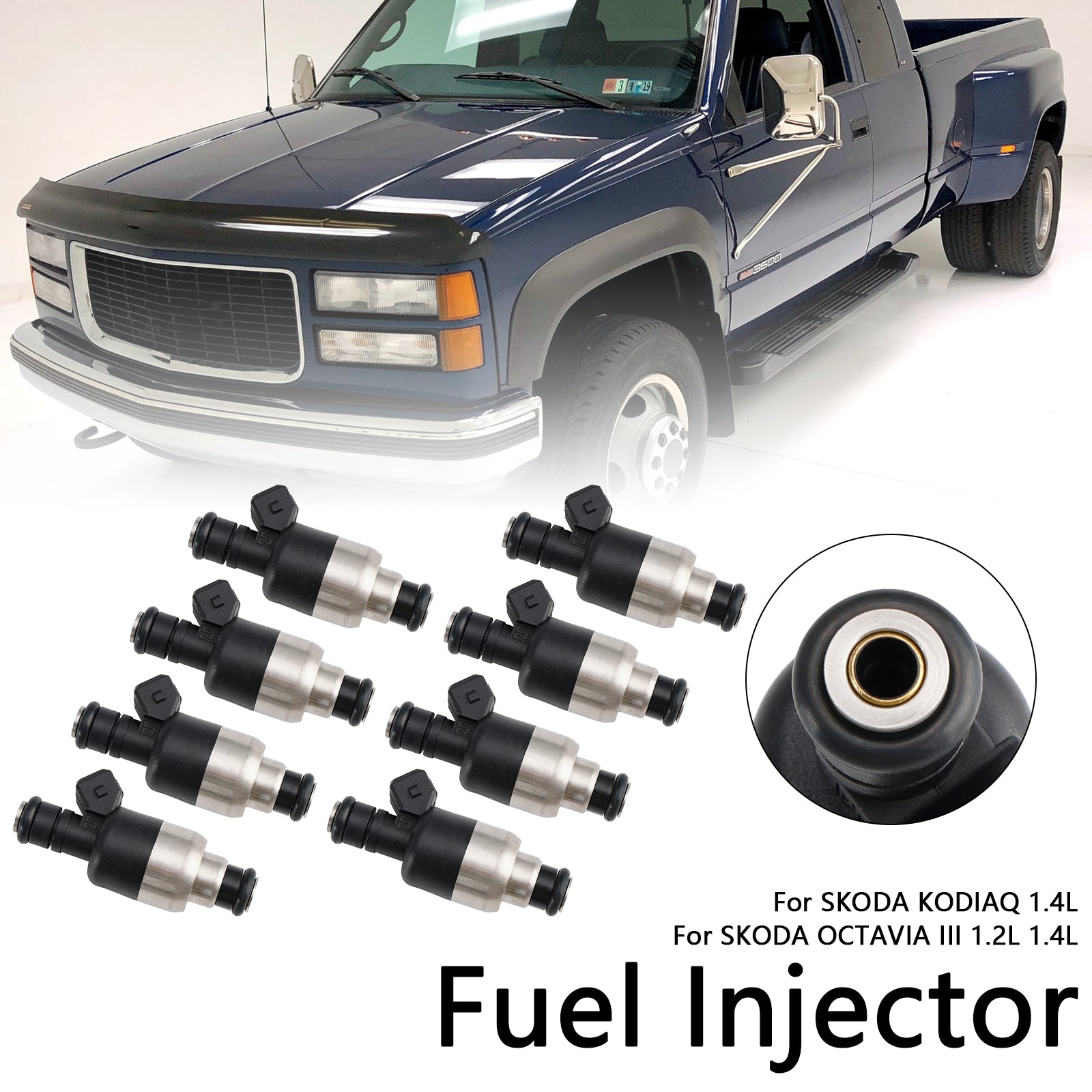 Iniettore di carburante a 8 pezzi 17109596 per Chevrolet Fit GMC 7.4L V8 1996-2000 8321150