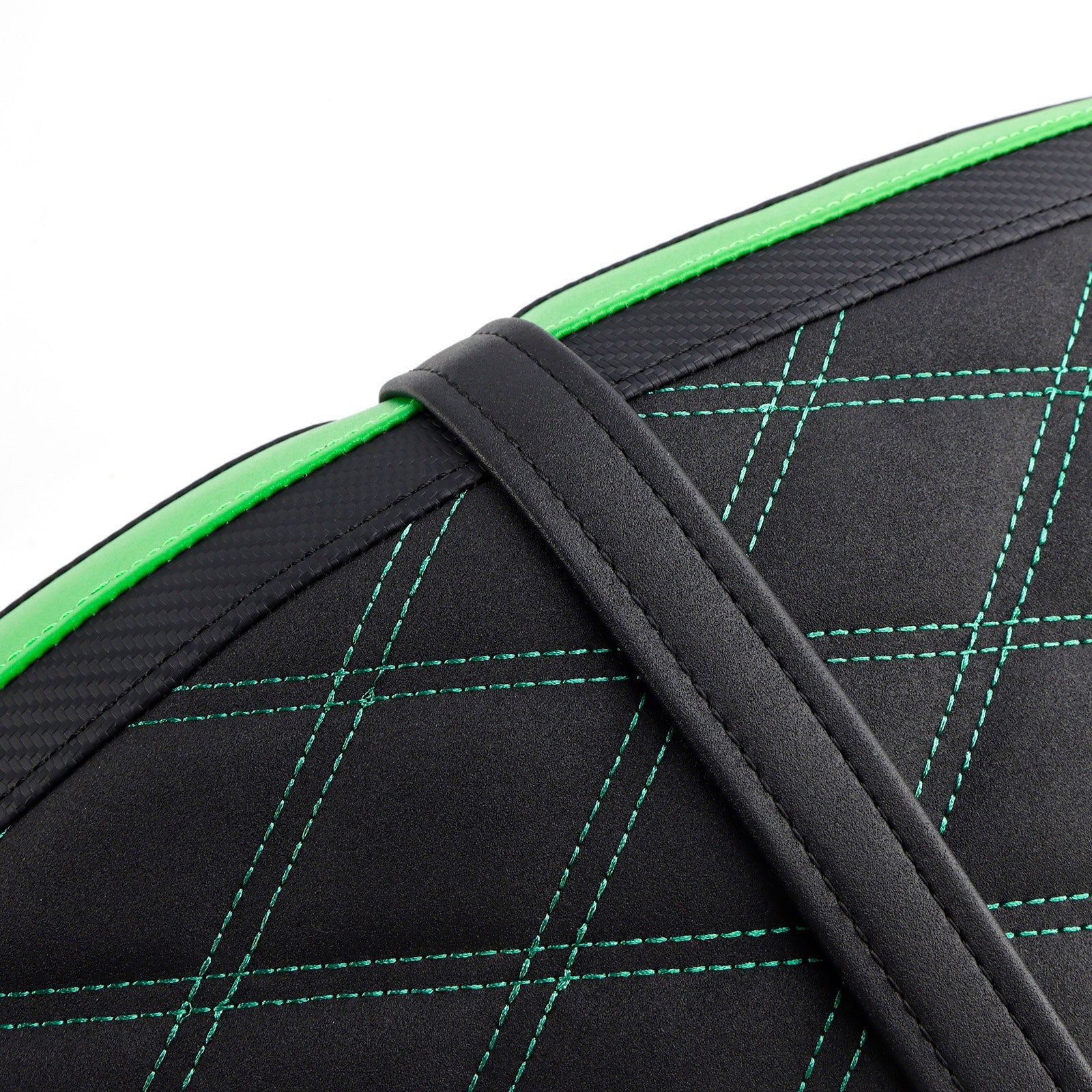 Przednie i tylne siodło pasażerskie z poduszką dla Kawasaki Z900RS 2018-2024, zielone