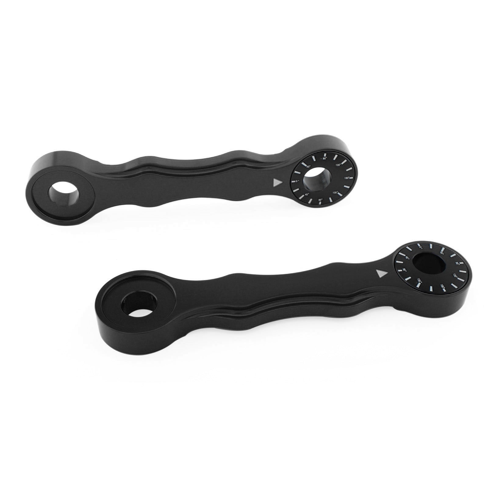 Kit di collegamento abbassamento regolabile per Suzuki DRZ400/E/S/SM 00-17 RM125/200 96-00 Nero