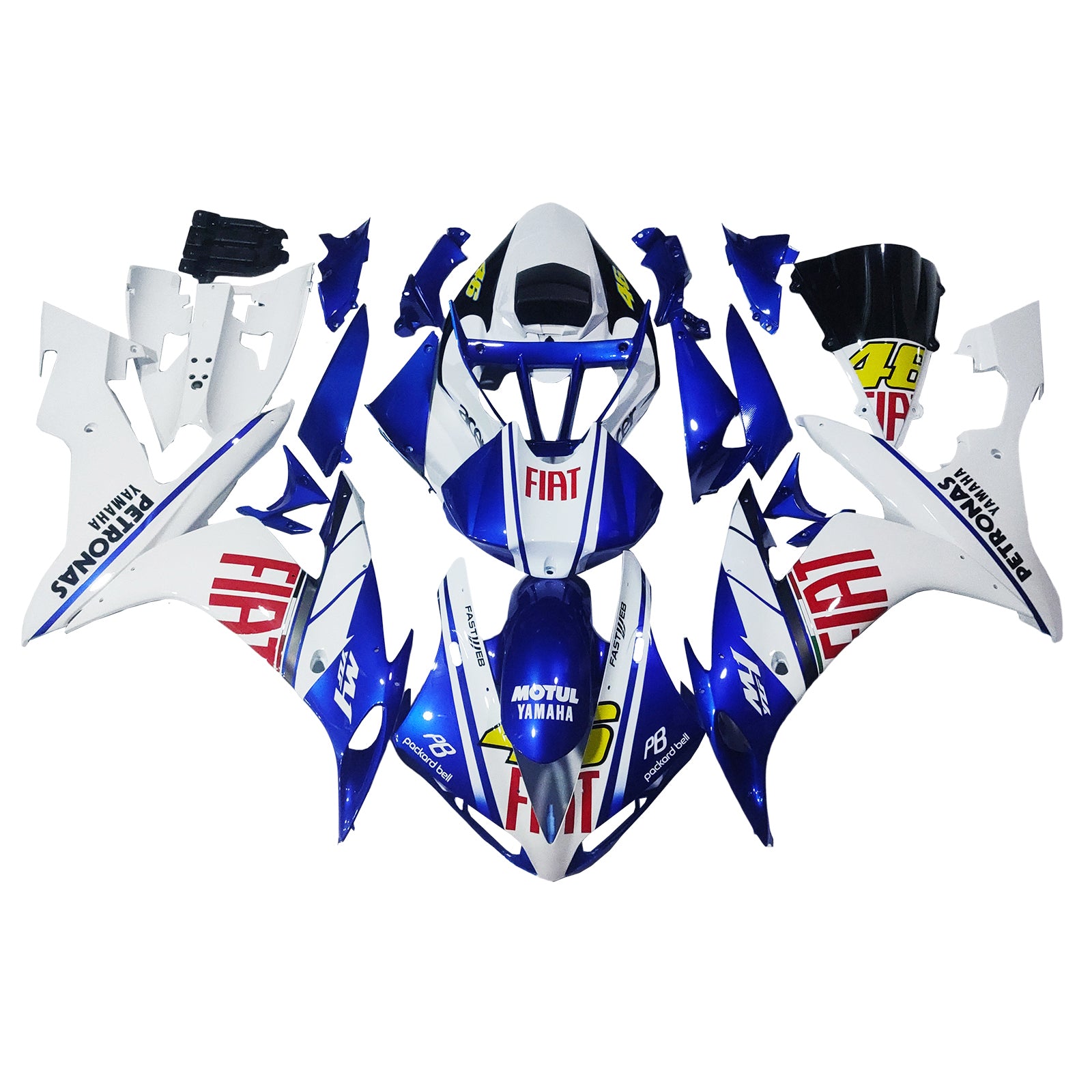 Injectie kuipkit, ABS Plastic Body voor Yamaha YZF 1000 R1 2004-2006