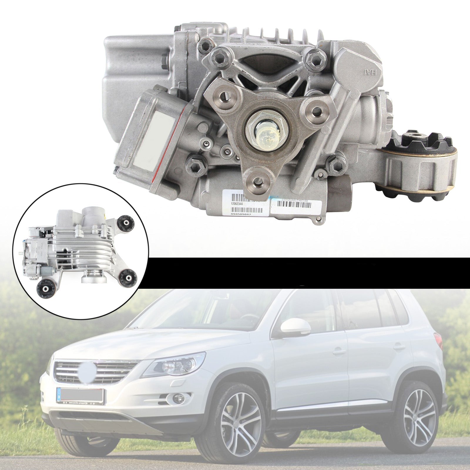 Differentiële achterste 4Motion -transmissie voor VW Passat B7/CC/Tiguan/Audi Q3