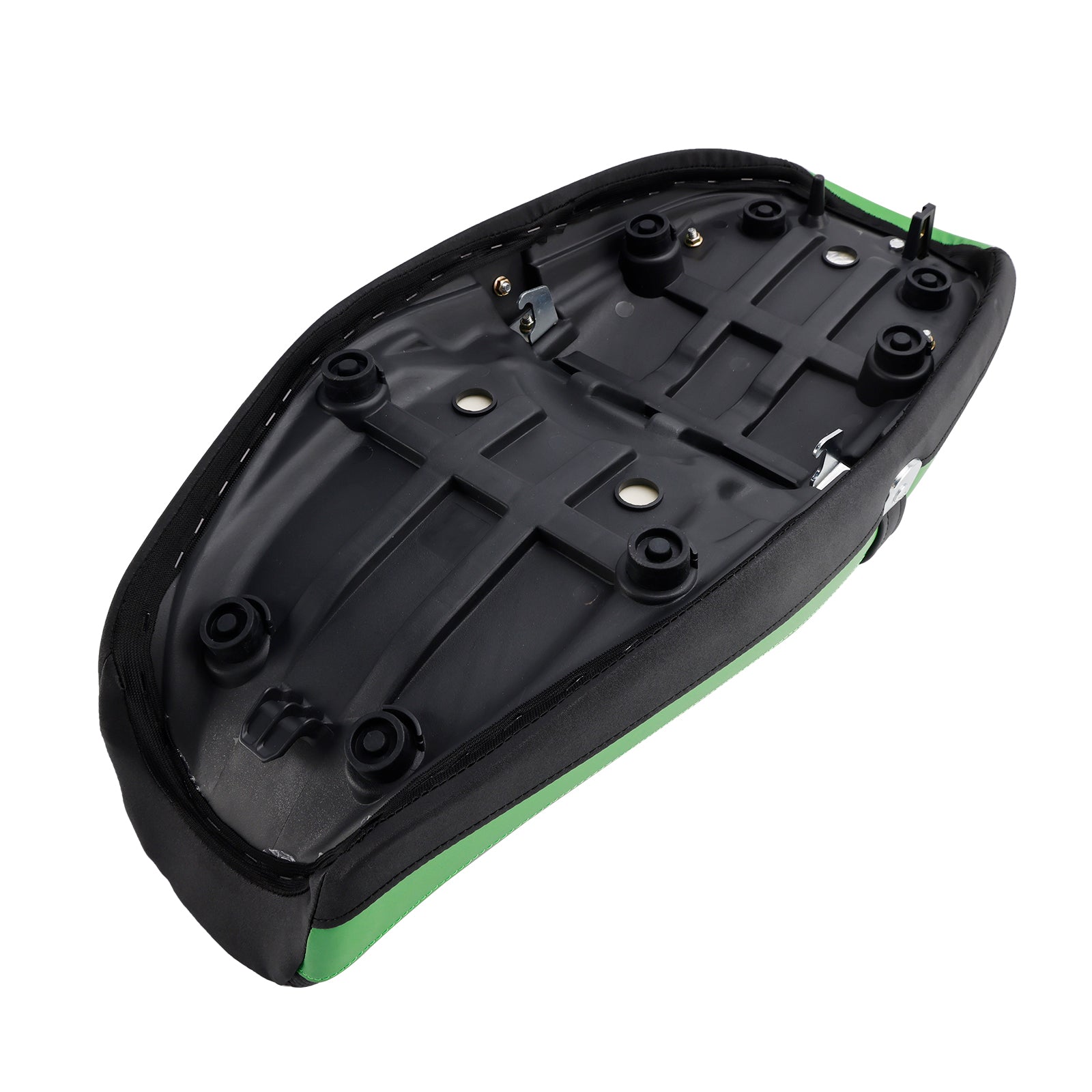 Przednie i tylne siodło pasażerskie z poduszką dla Kawasaki Z900RS 2018-2024, zielone