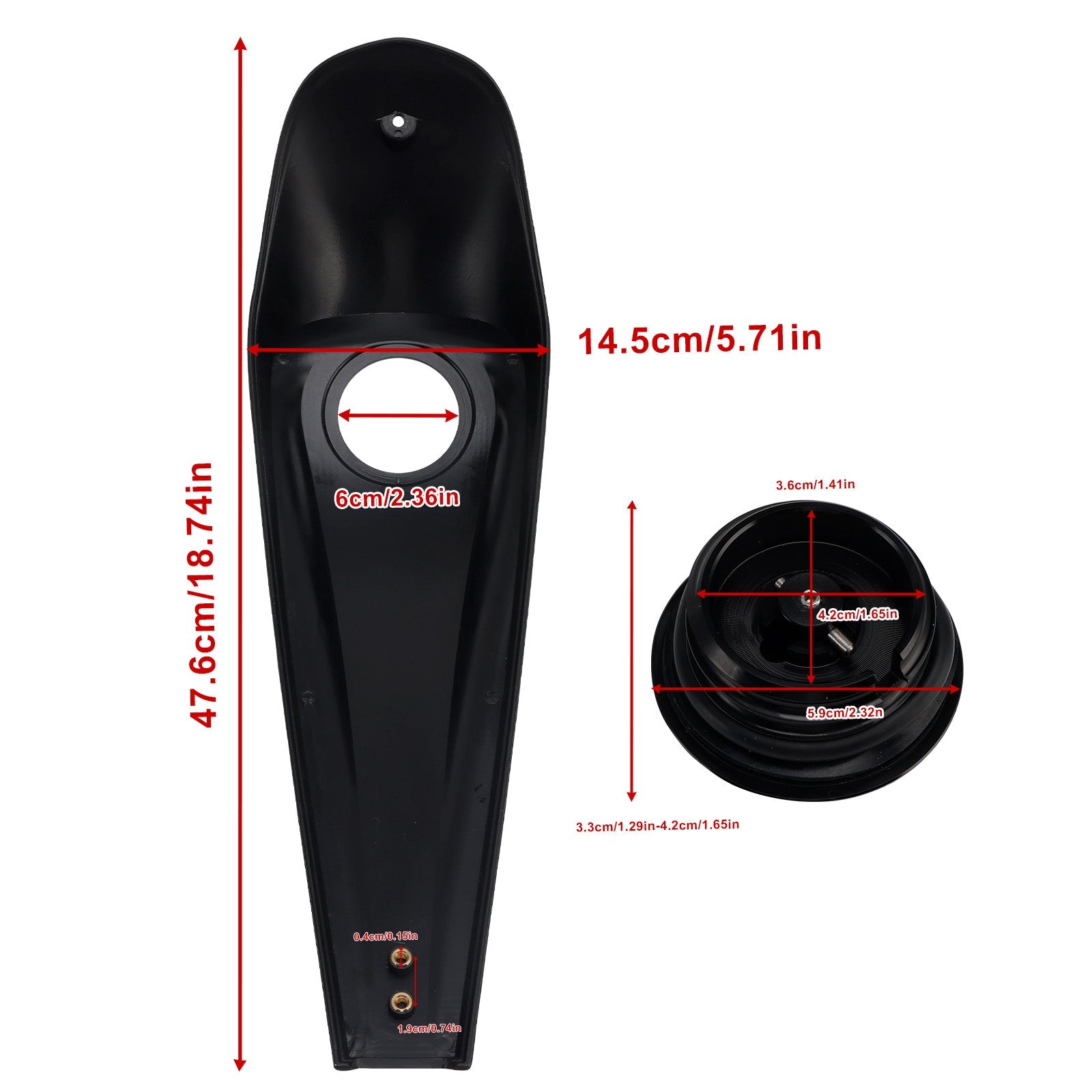 Copertura del serbatoio del carburante'Tappo del serbatoio del carburante per Touring Electra Road Glide 2008-2023