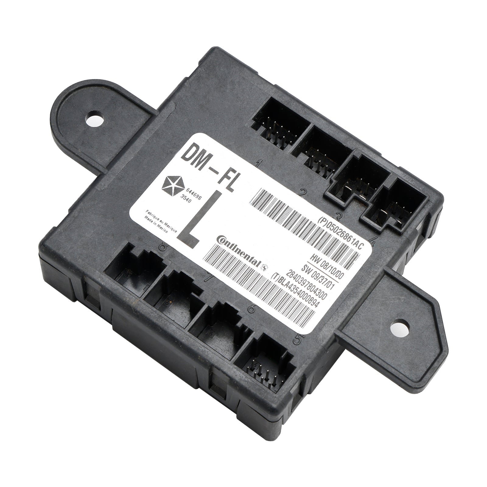 Module de porte conducteur avant gauche Dodge Chrysler 2008-2016 05026861AC