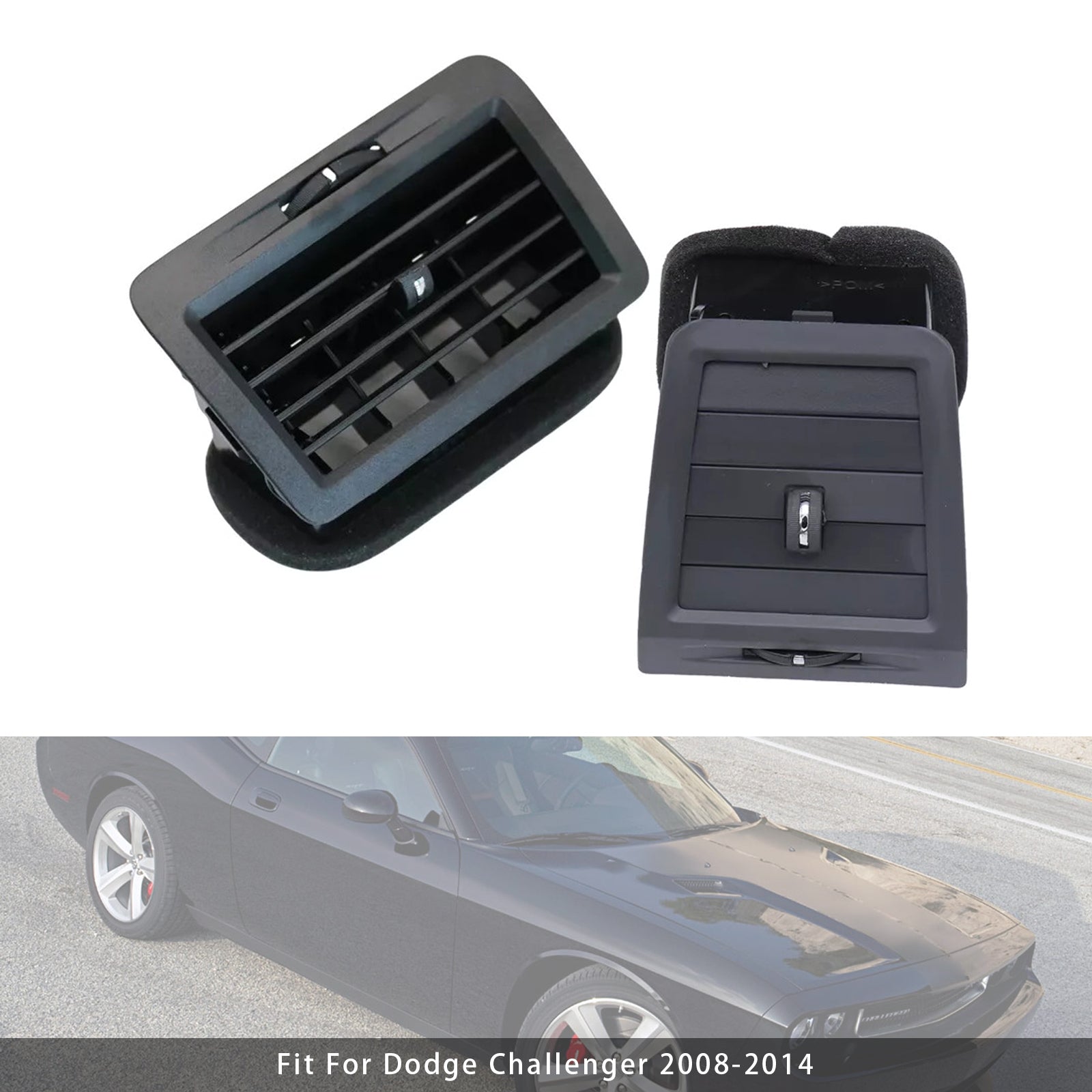 Griglia di&Bocchetta dell'aria sinistra e destra del cruscotto per Dodge Challenger 2008-2014 1QL41XDVAA 1QL40XDVAA