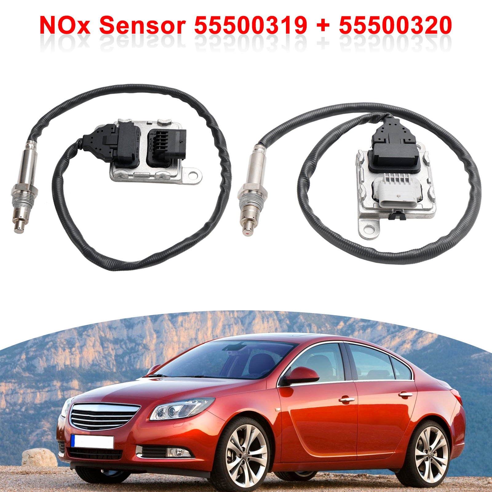55500319 55500320 Posición del sensor de Nox 1 & 2 Para Vauxhall Insignia 2.0 CDTi 170 CV