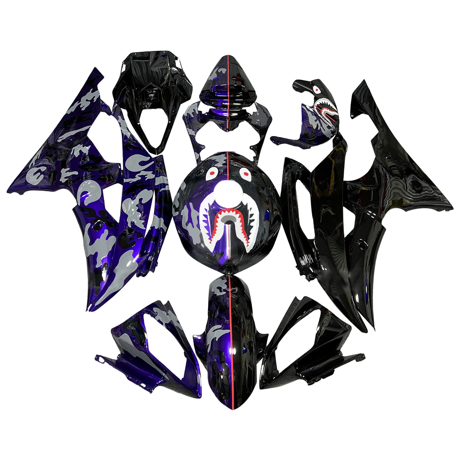 Zestaw owiewek z wtryskiem tworzywa ABS do Yamaha YZFR6 YZF-R6 2008-2016