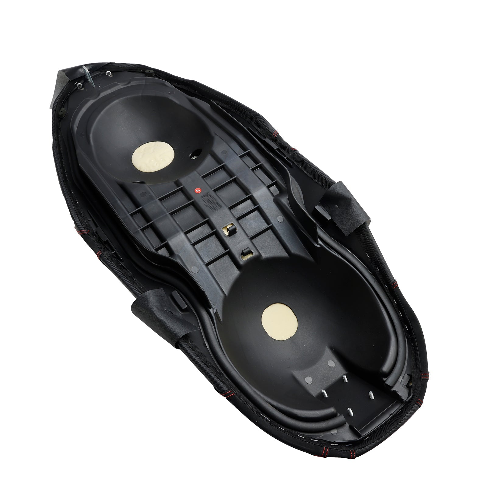 Asiento de pasajero completo para pasajeros para Yamaha X-Max 300 2023-2024, rojo