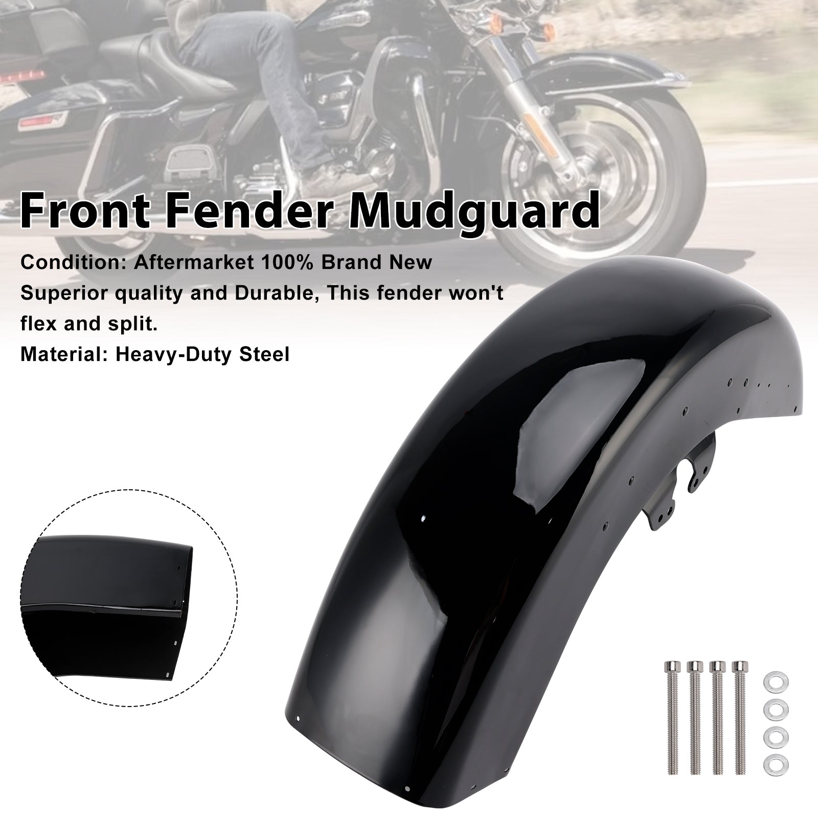 Teräs etukäteen Harley Touring FL -mallit 2014+