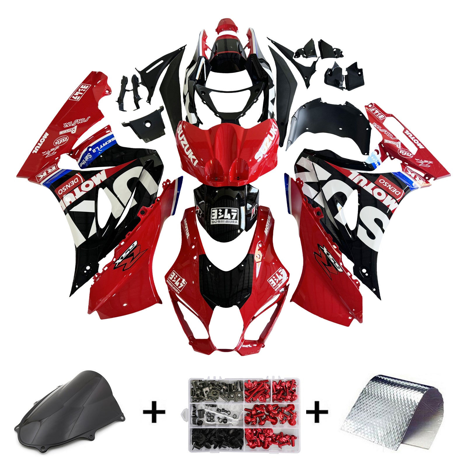 Kit di carenatura in plastica ABS per Suzuki GSXR1000 2017-2025 K17