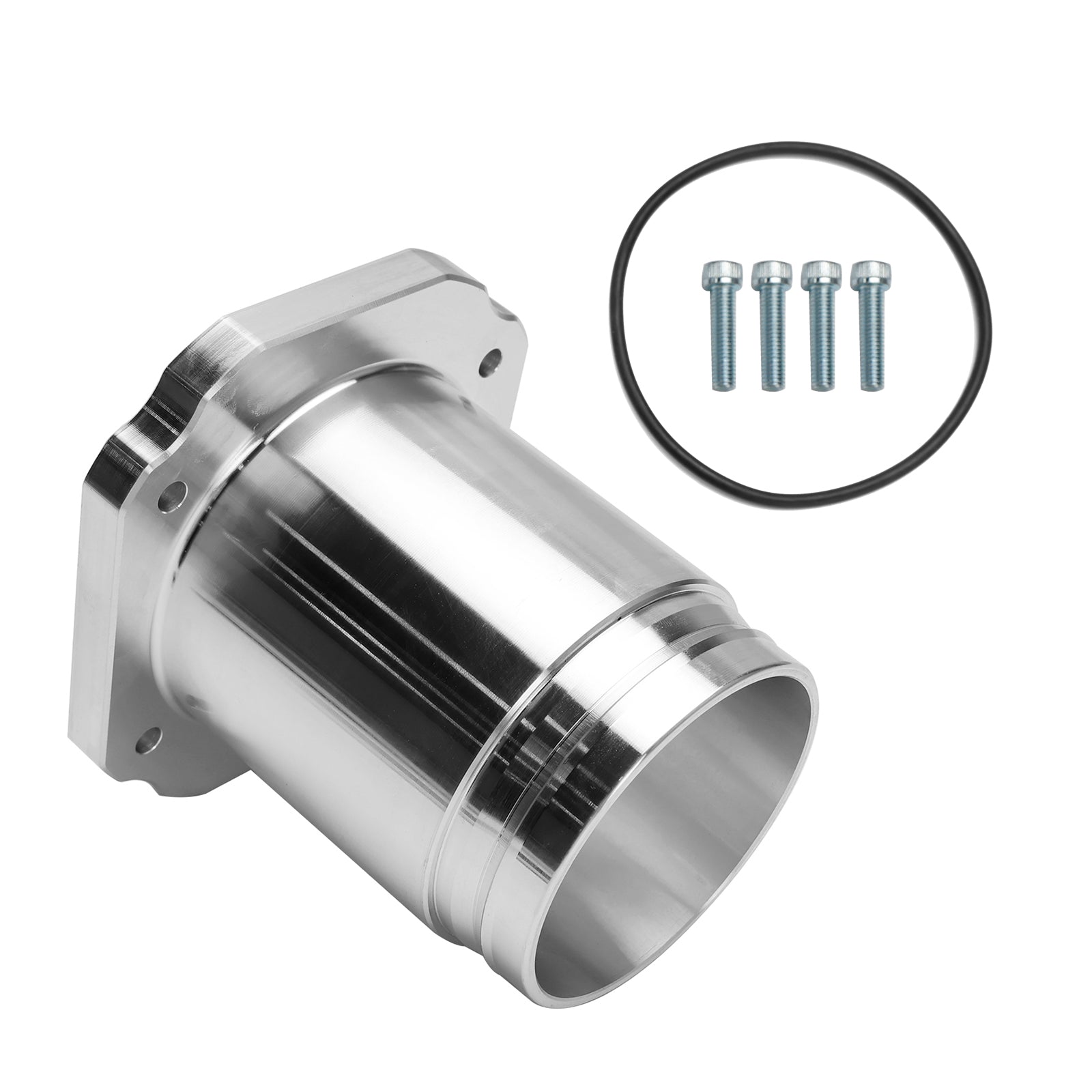 2011-2016 6.6L LML Duramax Billet Rejilla de aluminio Calentador Válvula de acelerador Eliminar