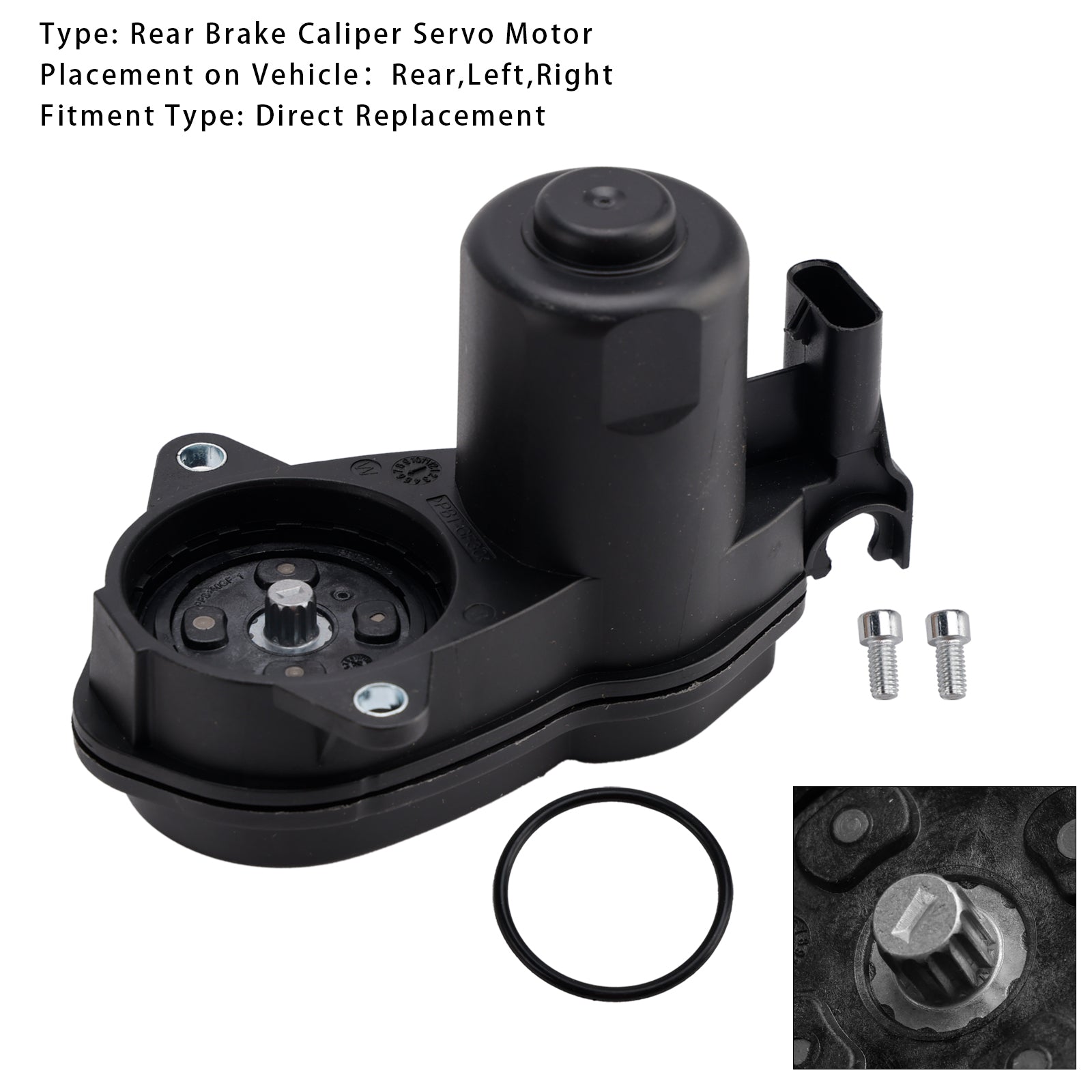 Silnik serwo hamulca tylnego do Mercedesa-Benz W166 X166 GLE350 ML350 GL450 1669065401