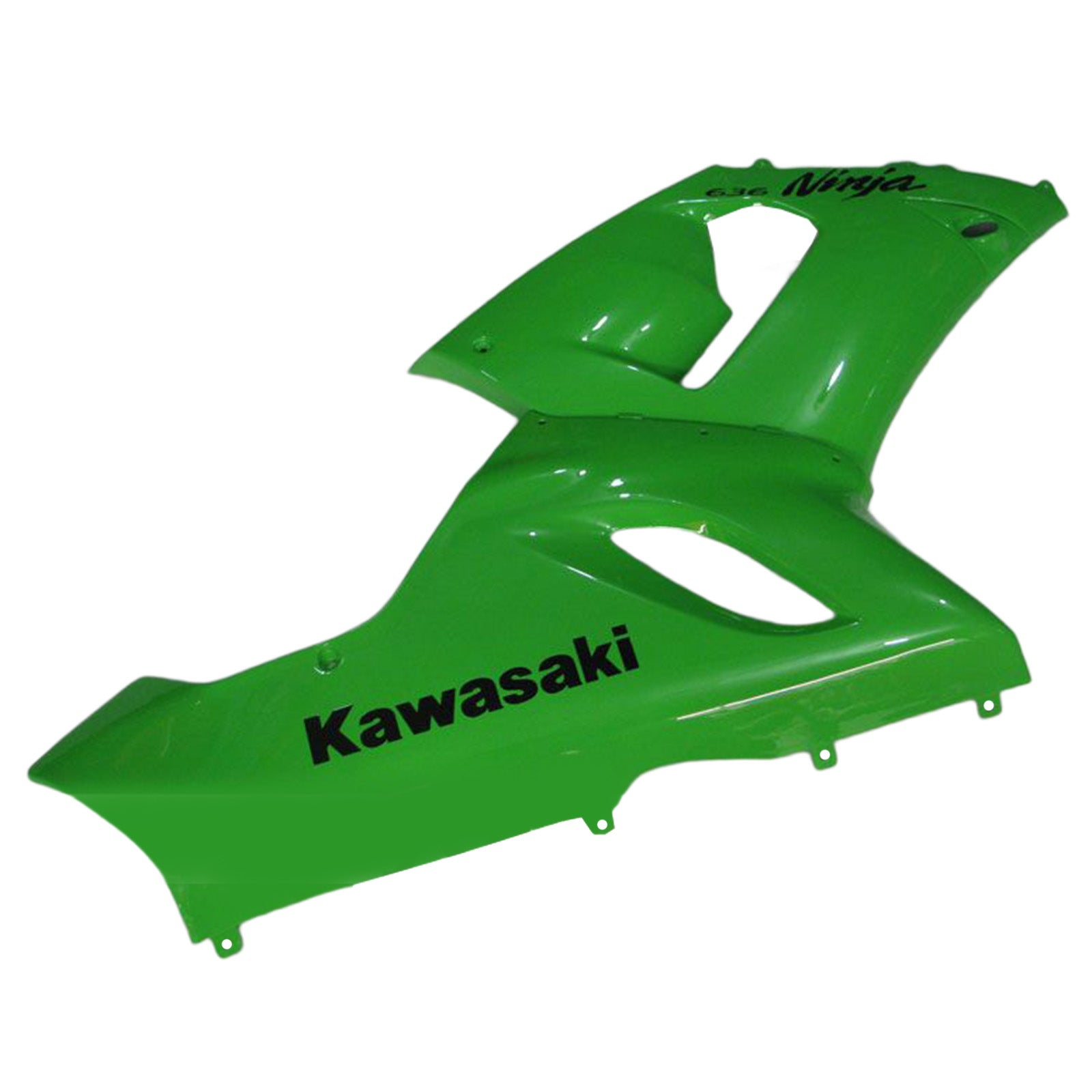Amotopart Carénages 2005-2006 Kawasaki Zx6r ZX636 Green Ninja Generic