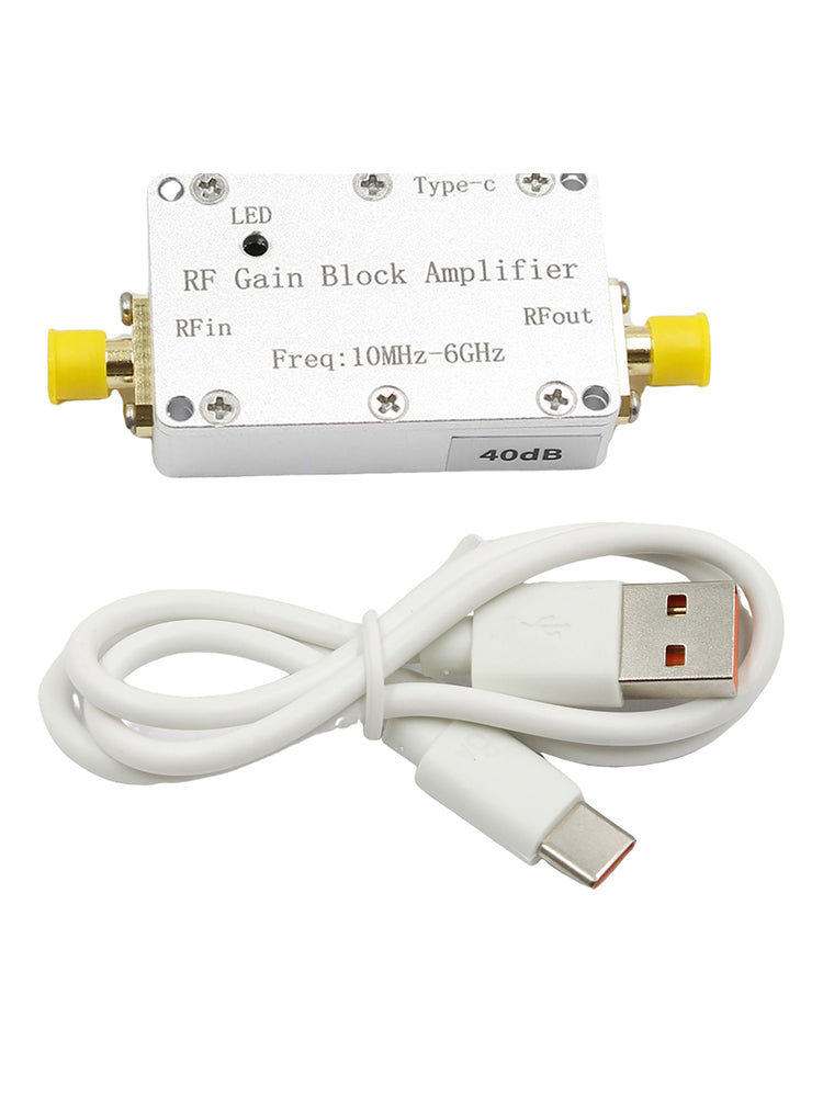 Amplificador RF 10M-6GHz 10dB 20dB 30dB 40dB 40dB Recepción Amplificador a alta ganancia