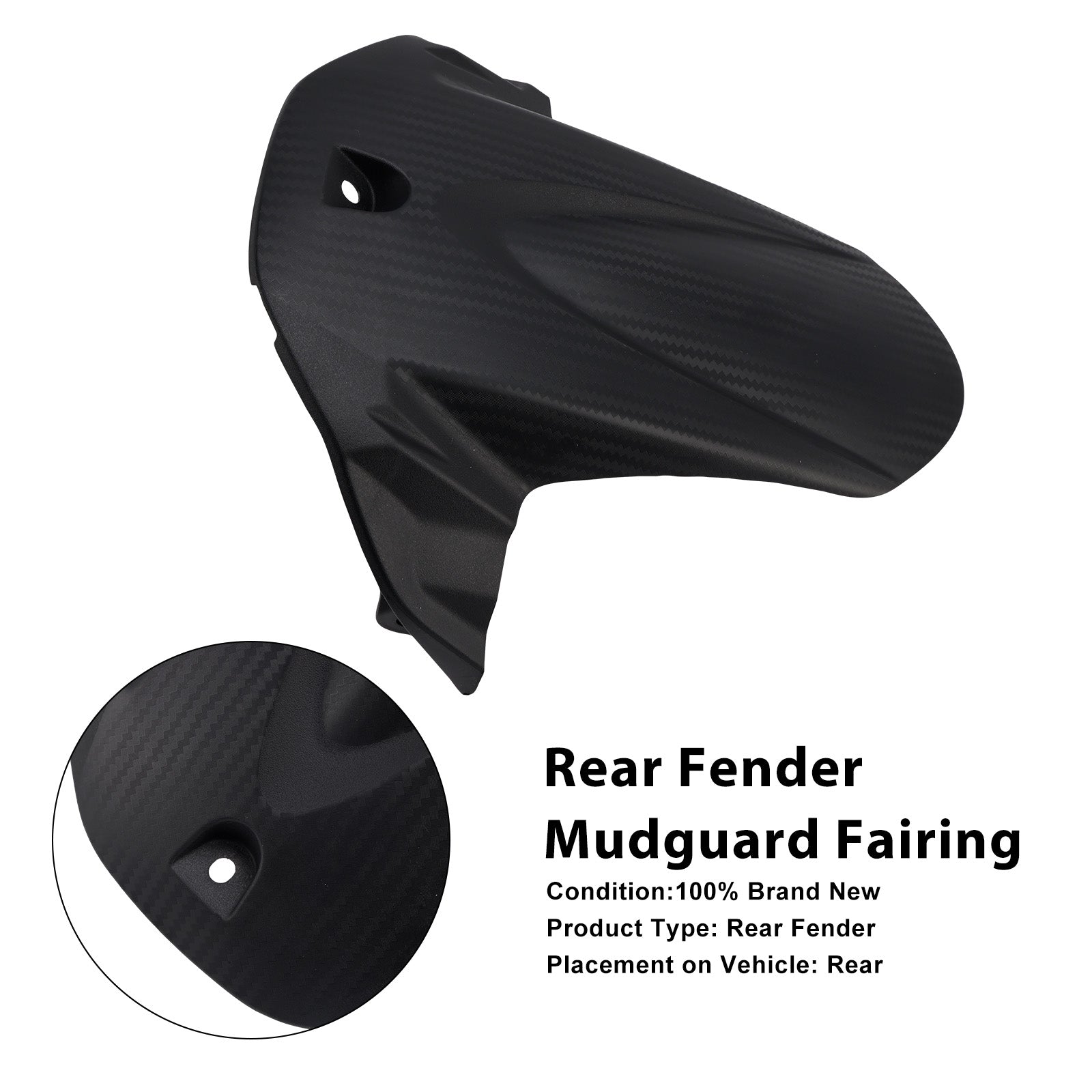 Garde-boue arrière pour Suzuki GSX-R750 (2011-2025)