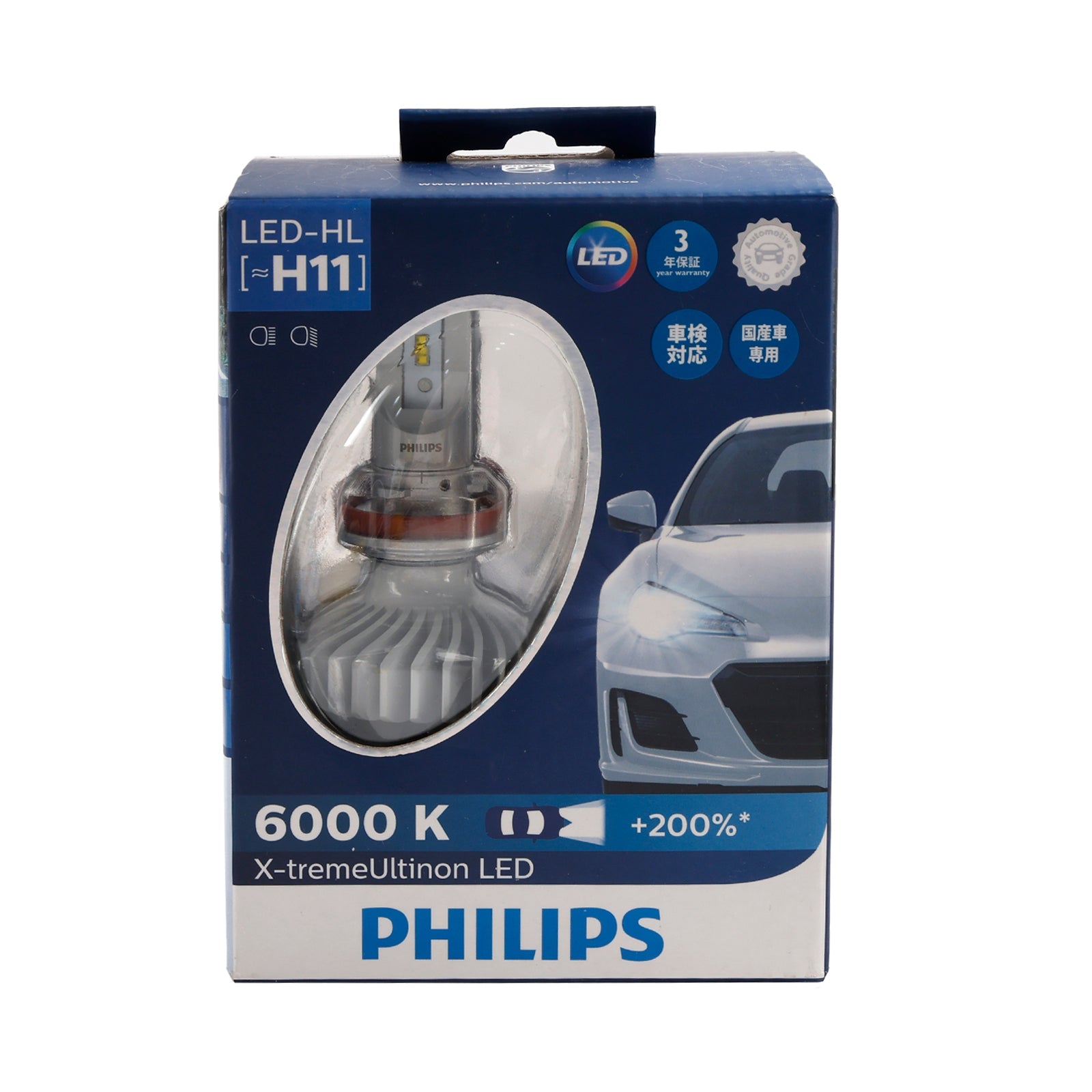 Phare de voiture LED-HL X-tremeUltinon LED H8/H11/H16 11362XU 12V 22W pour PHILIPS