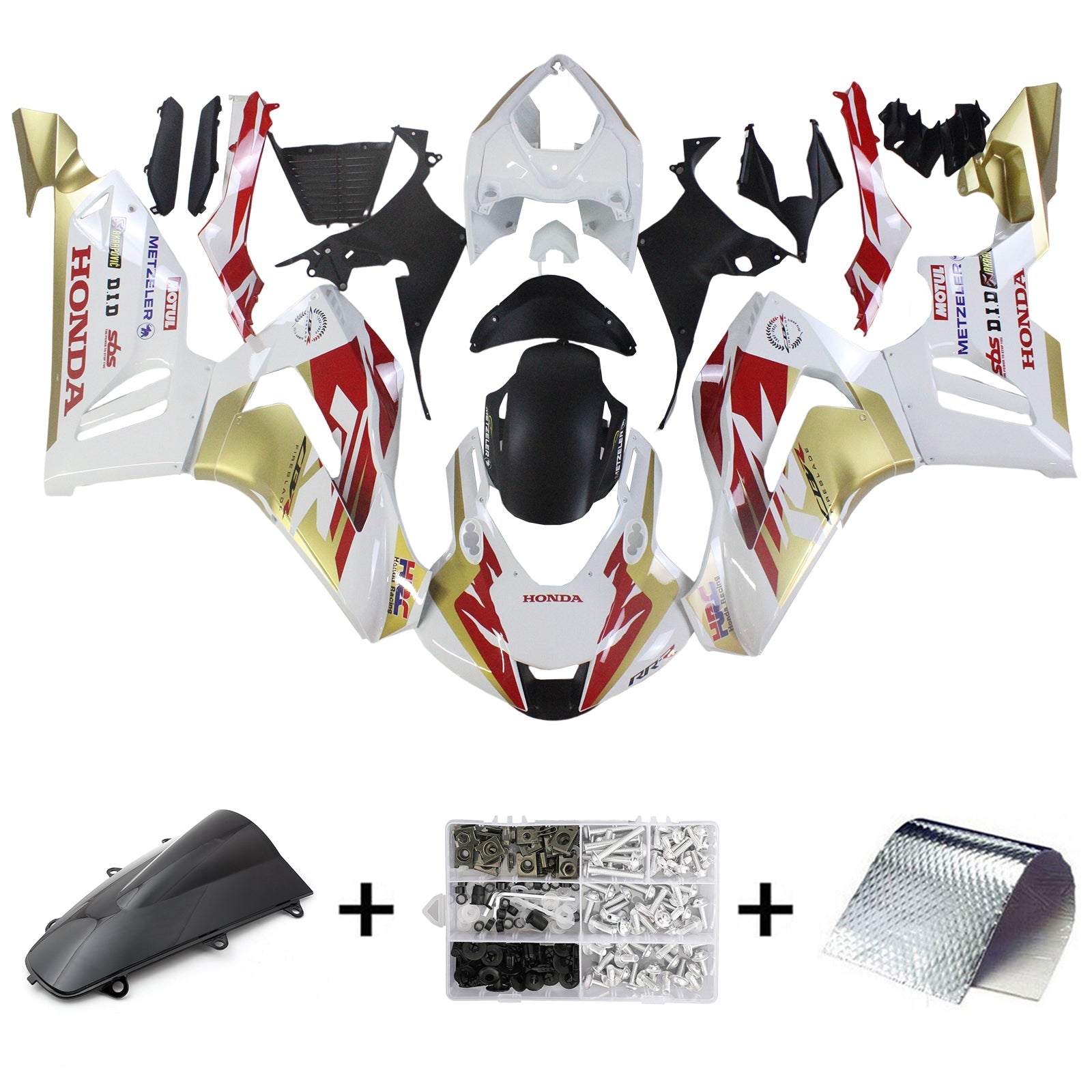 Kit de deficiencia inyectado en plástico AB para Honda CBR1000RR-R 2020-2023