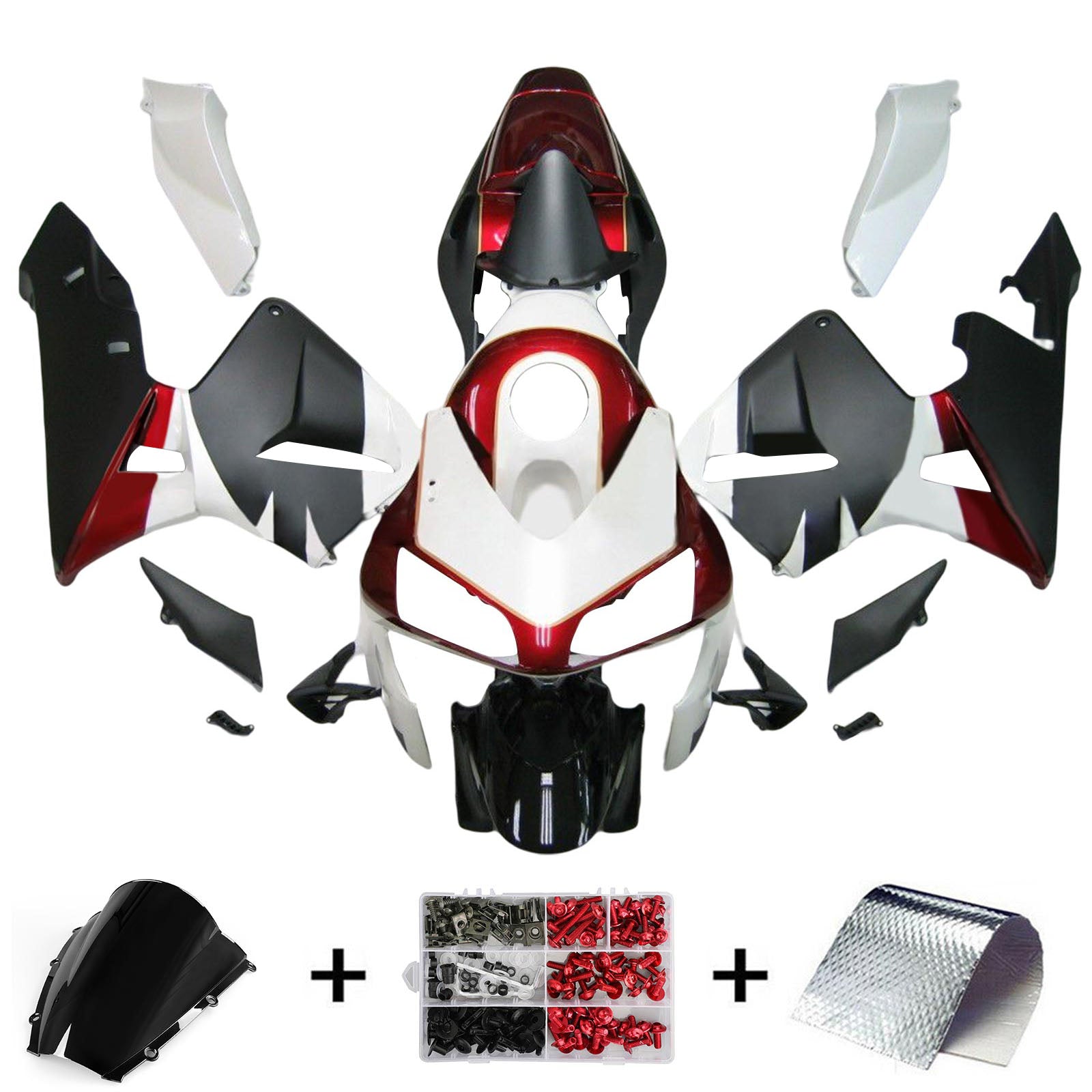 Kit de carénage par injection, carrosserie en plastique ABS pour Honda CBR600RR 2003-2004 F5