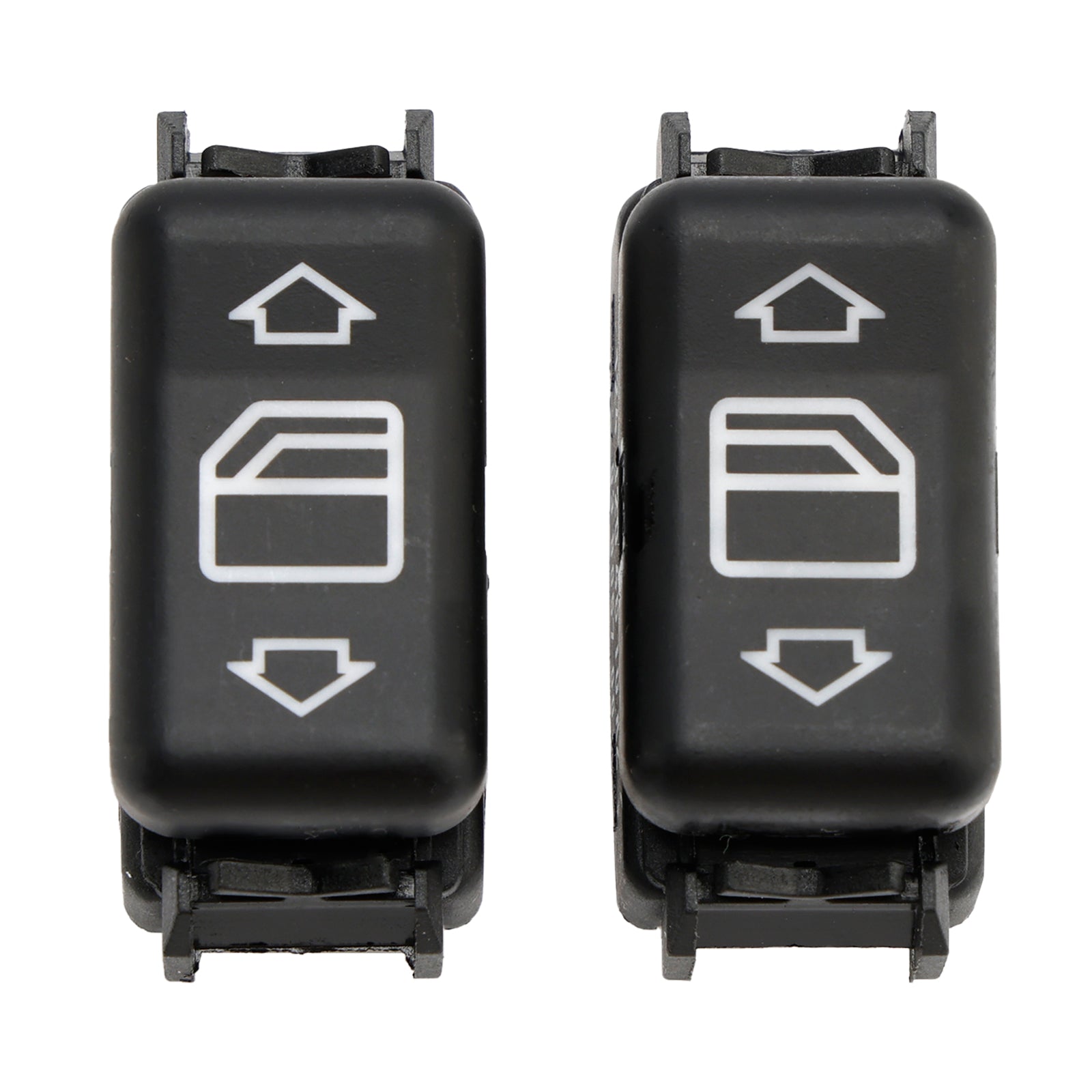 2X Botón de interruptor de ventana eléctrica de consola frontal para Mercedes Benz W124 S126 W190