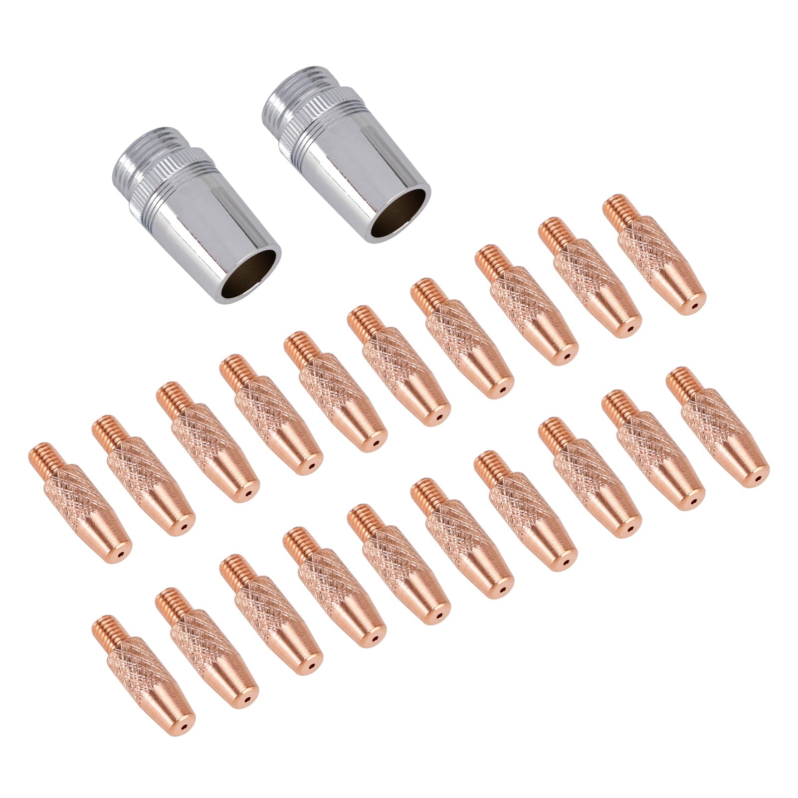 20 embouts de contact et 2 buses 186405 pour pistolet à bobine Miller Spoolmate 100/185/3035