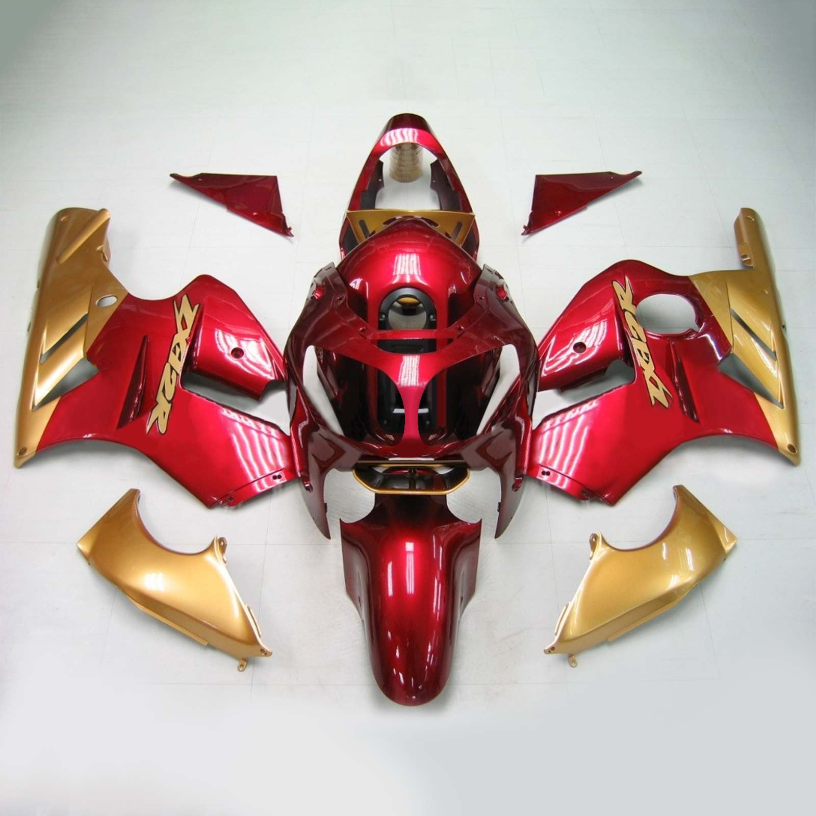 2000-2001 Kawasaki ZX12R Zestaw owiewek wtryskowych z tworzywa sztucznego ABS Fit