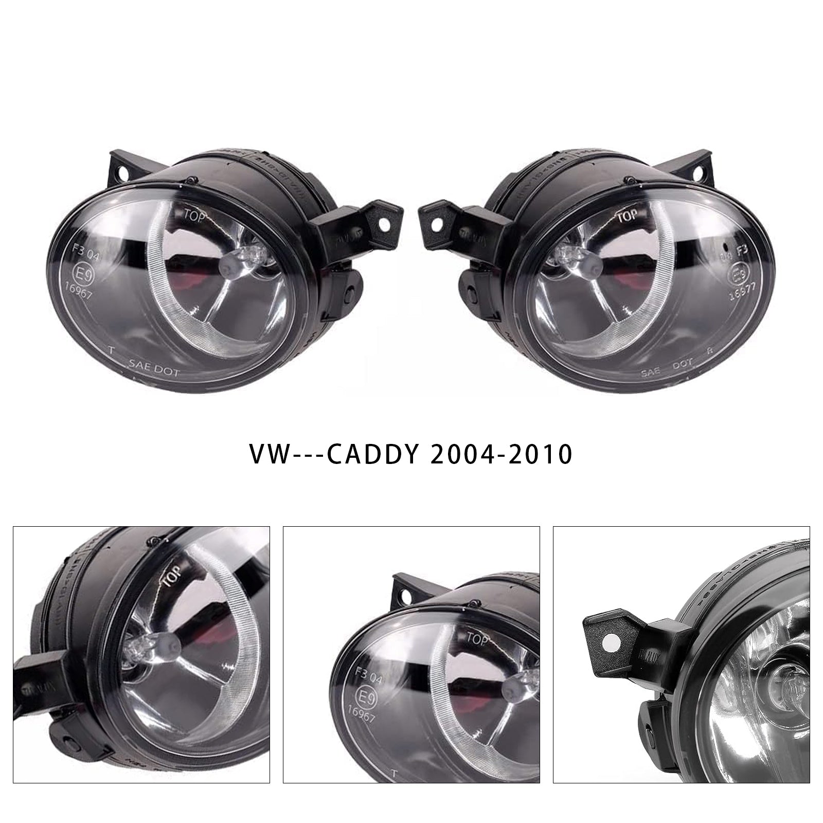 Par de luces antiniebla delantera antes de Volkswagen Golf Mk5 GTI Versión 2004-2009