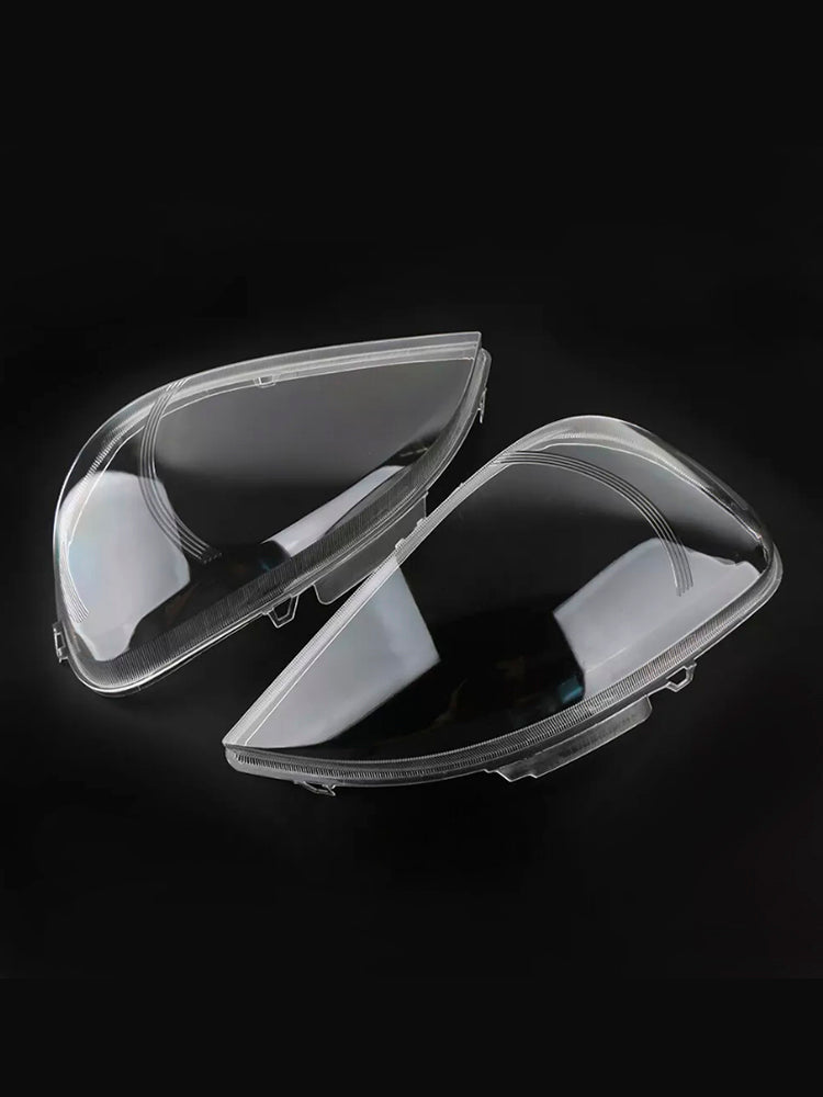 Juego de 2 faros delanteros transparentes para Mercedes Benz Clase ML W163 (2002-2005)