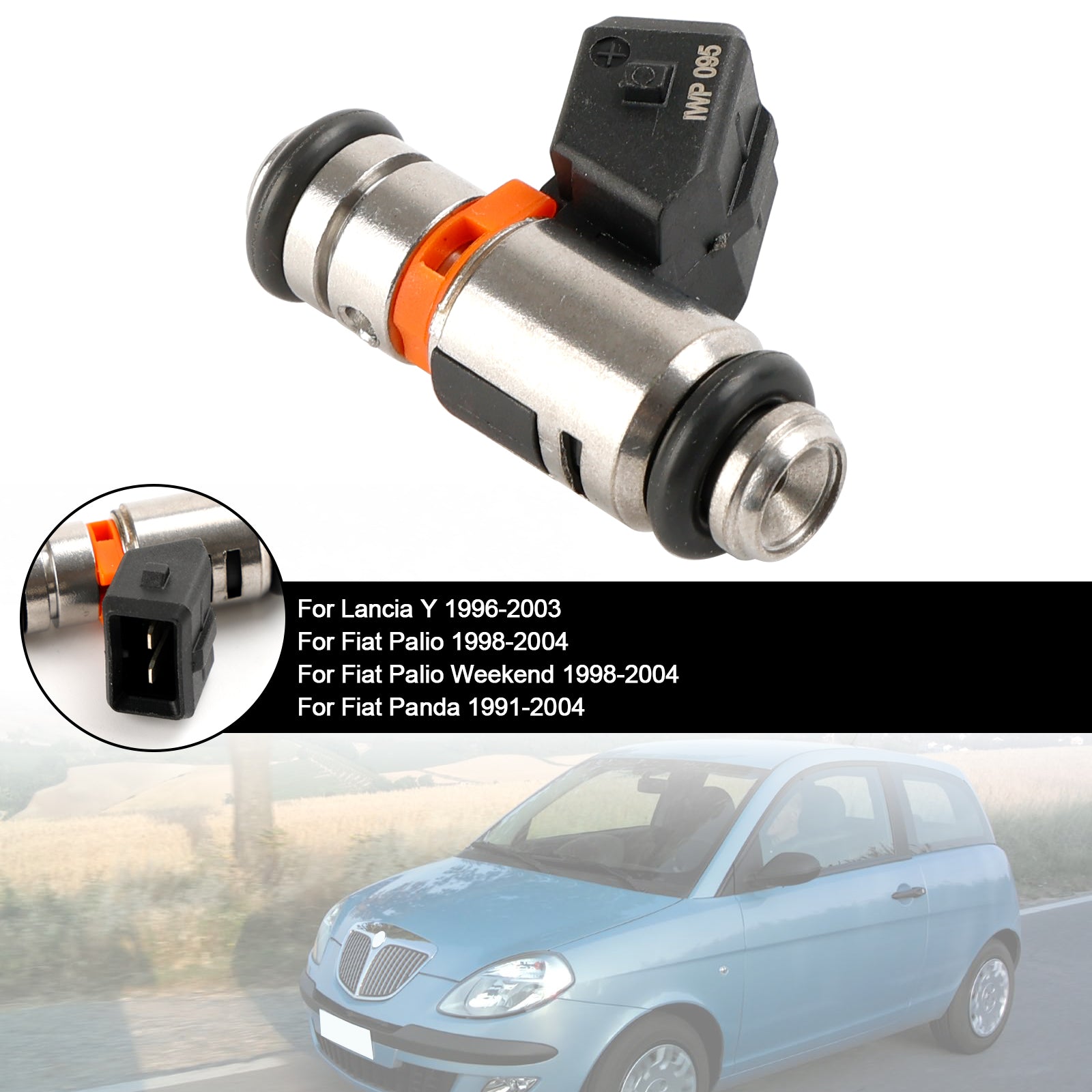 1PCS za injektor za gorivo IWP095 za Fiat Punto 1.4L 2007-2009 za Fiat Palio 1.6L