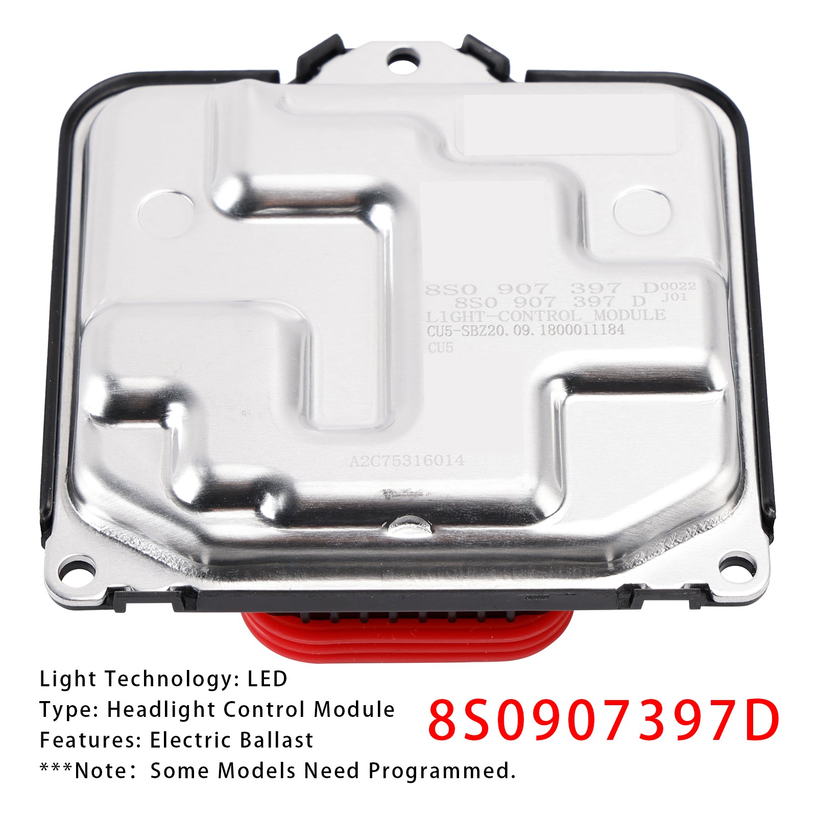 Moduł sterujący oświetleniem LED do Audi A3, S3 i RS3 8V, 8VA i 8VM po liftingu (2016-2020), z silnikami 1.0, 1.4, 2.0 TFSI, 1.6 i 2.0 TDI.