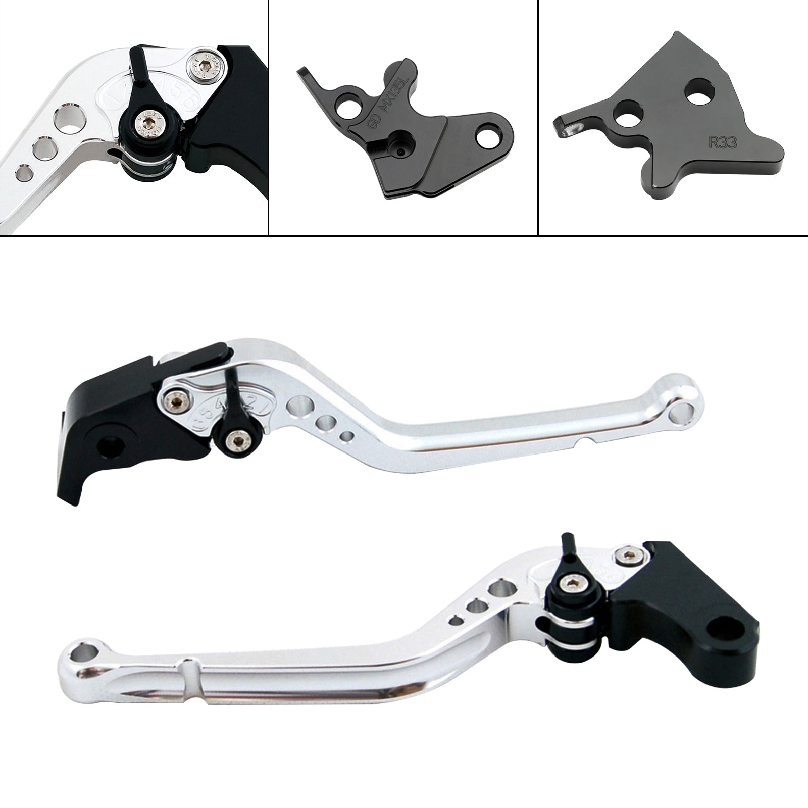 Dolga ročica zavore in sklopke za Yamaha YBR125 2005–2014