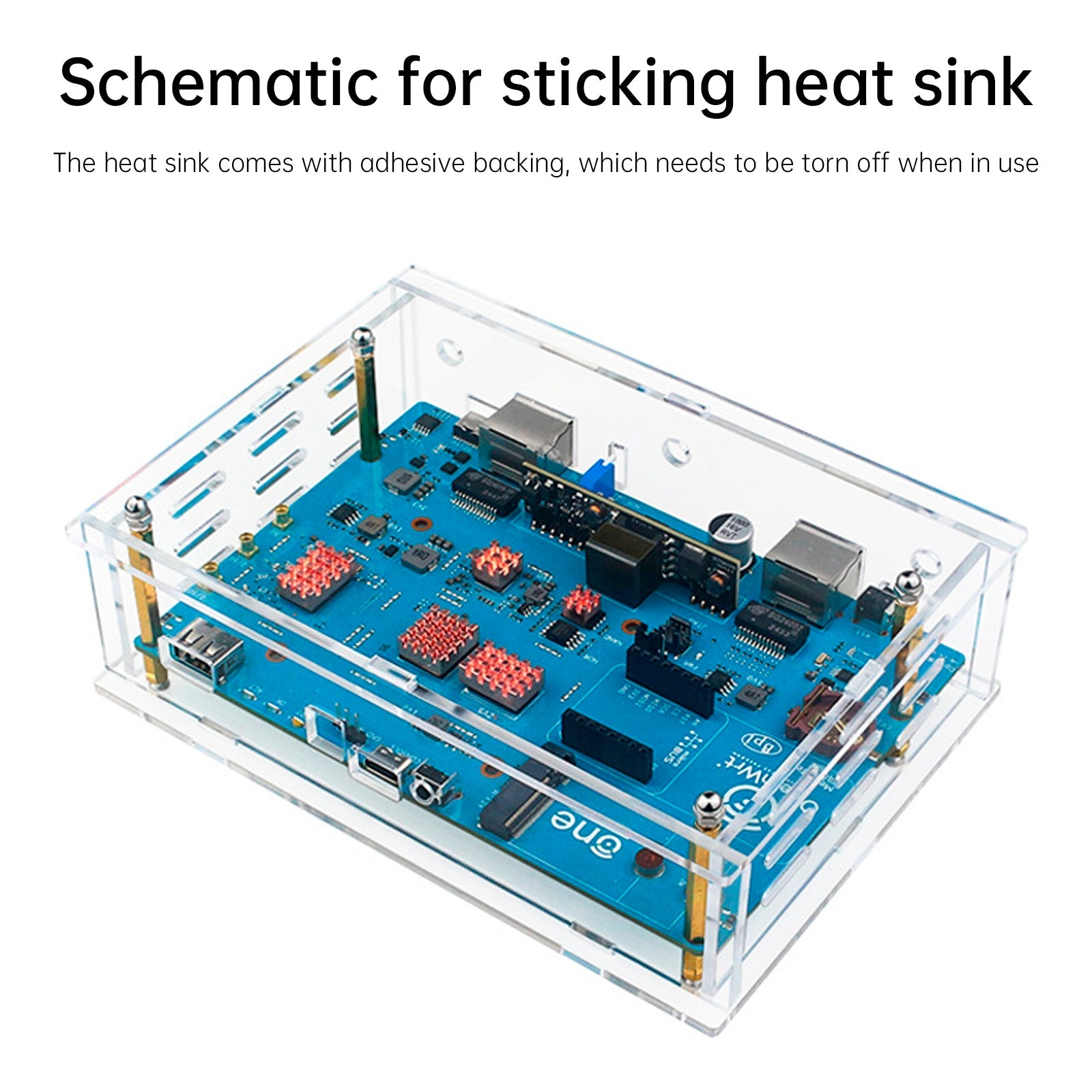 Transparante acryl beschermende schaal voor externe antenne bananapi openwrtone