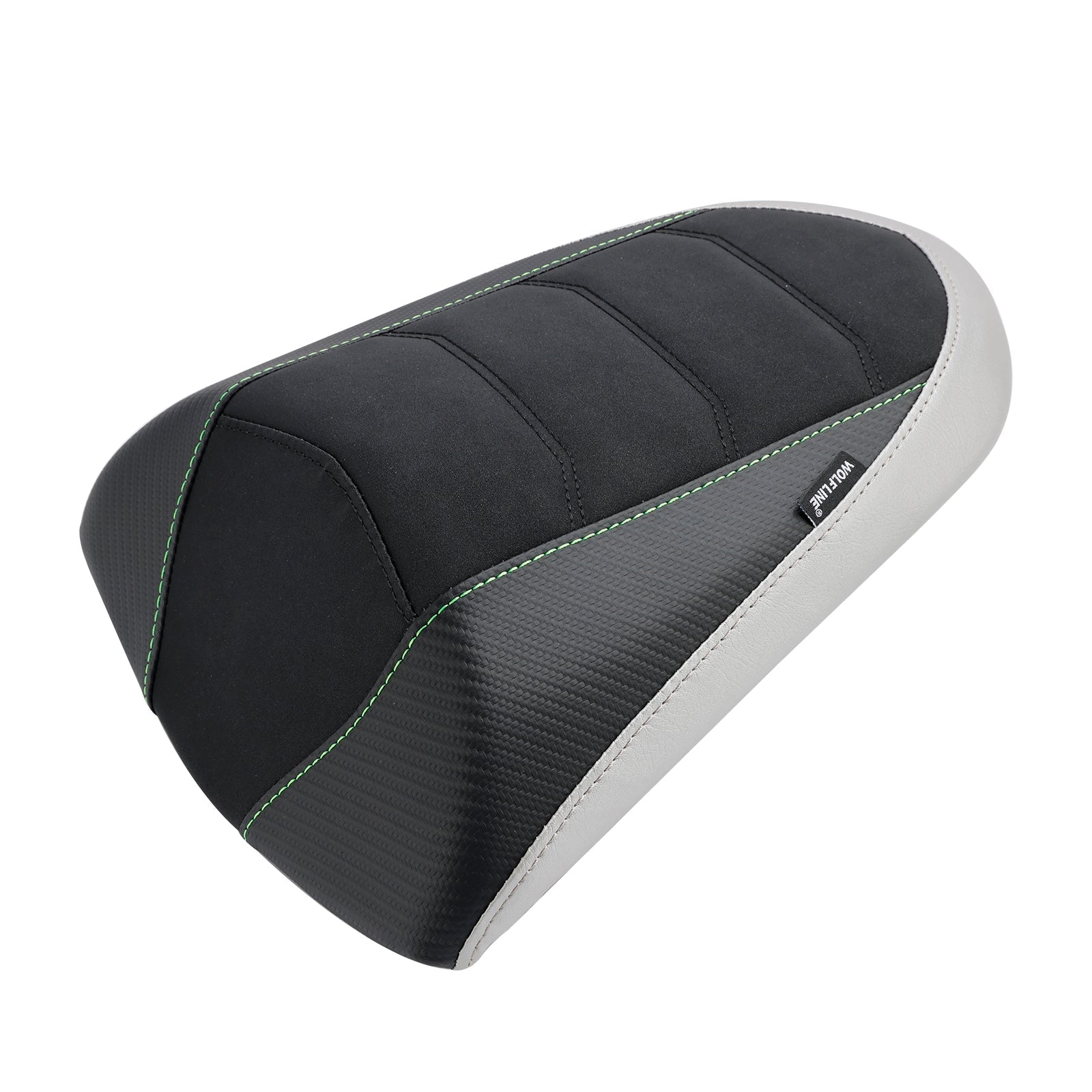 Asiento de pasajero trasero plano verde para Kawasaki Ninja 1000SX 2022-2023