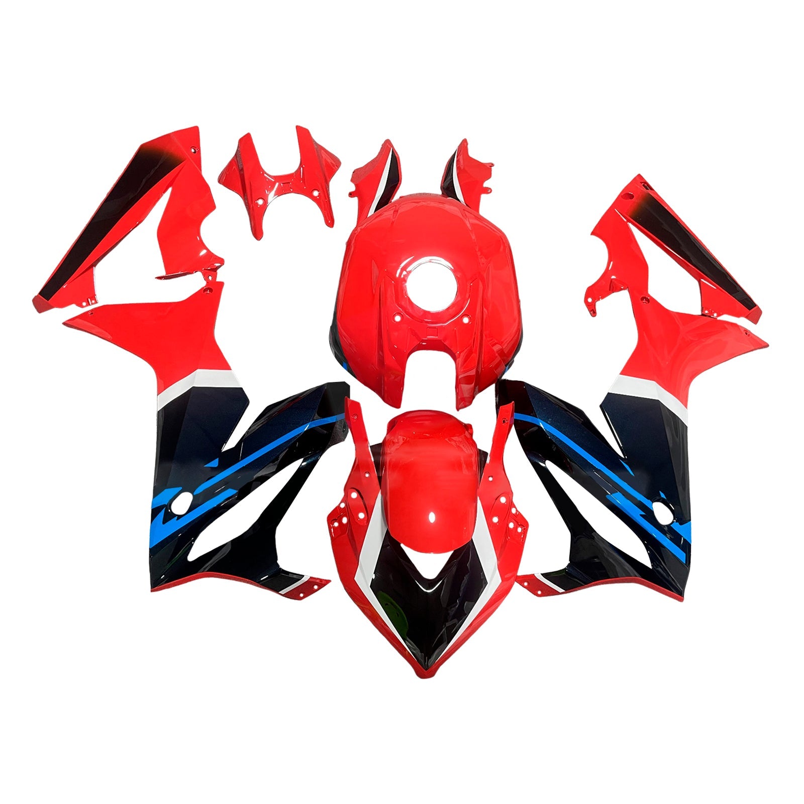 Kit van kuip geïnjecteerd in ABS-plastic voor Honda CBR650R 2019-2020