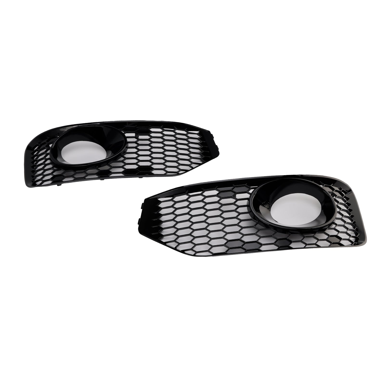 Grid protectora para luces antiniebla para VW T5.1 S-Line 2010-2015, Black Bright