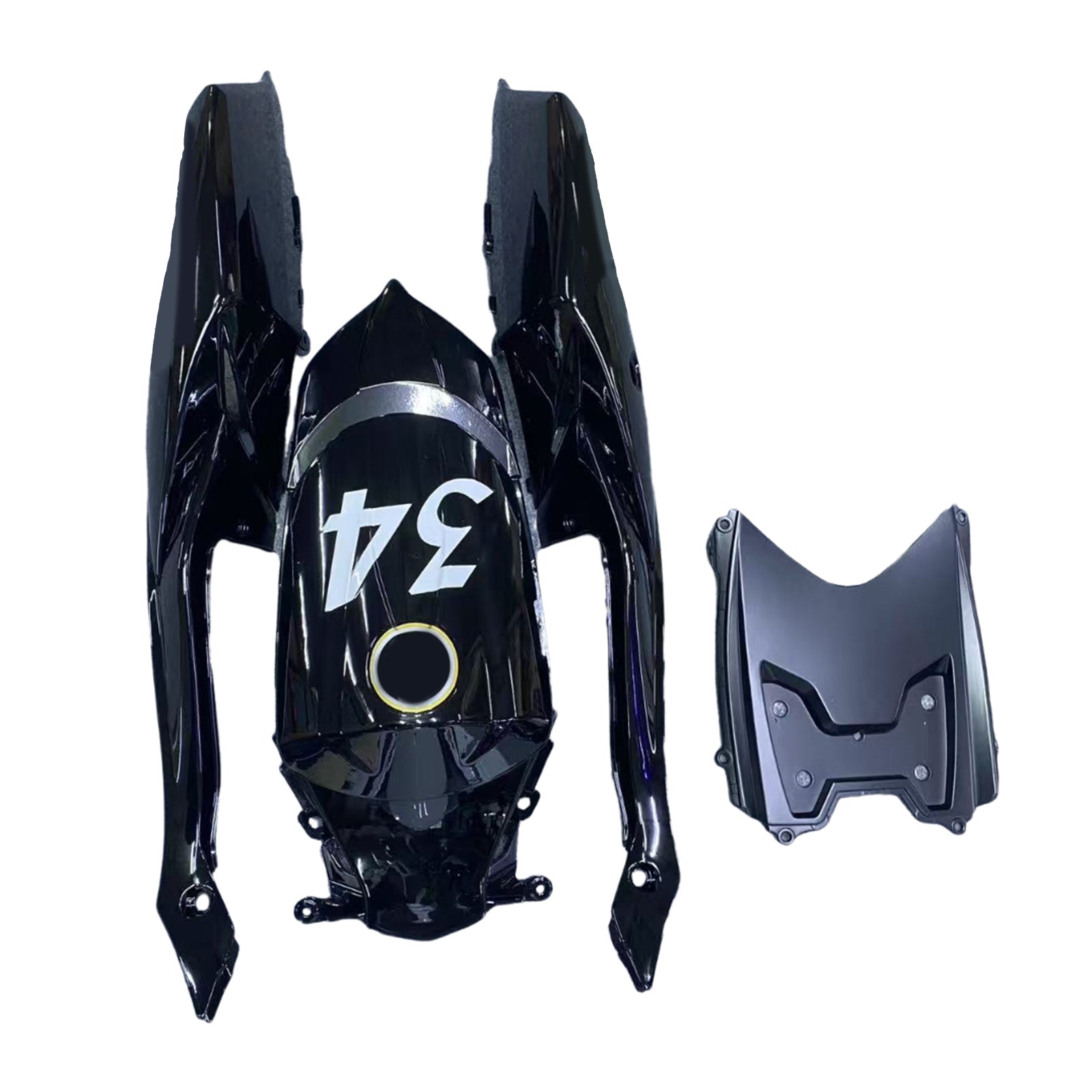 Kit de carénage par injection, carrosserie en plastique ABS, compatible avec Suzuki GSXR 600/750 2008-2009
