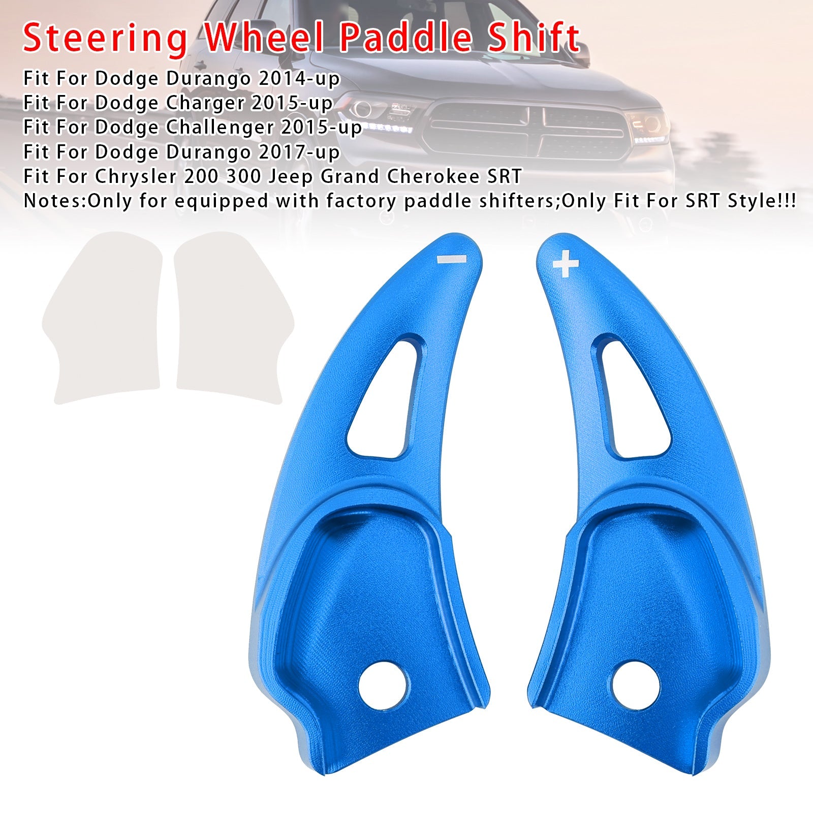 Extensión de paletas de cambio de engranaje de aluminio para Challenger Charger Durango SRT