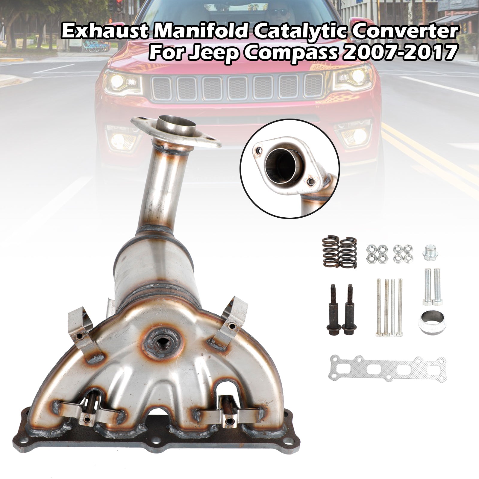 Catalizzatore collettore di scarico per Jeep Compass/Patriot 2.4L 2007-2017