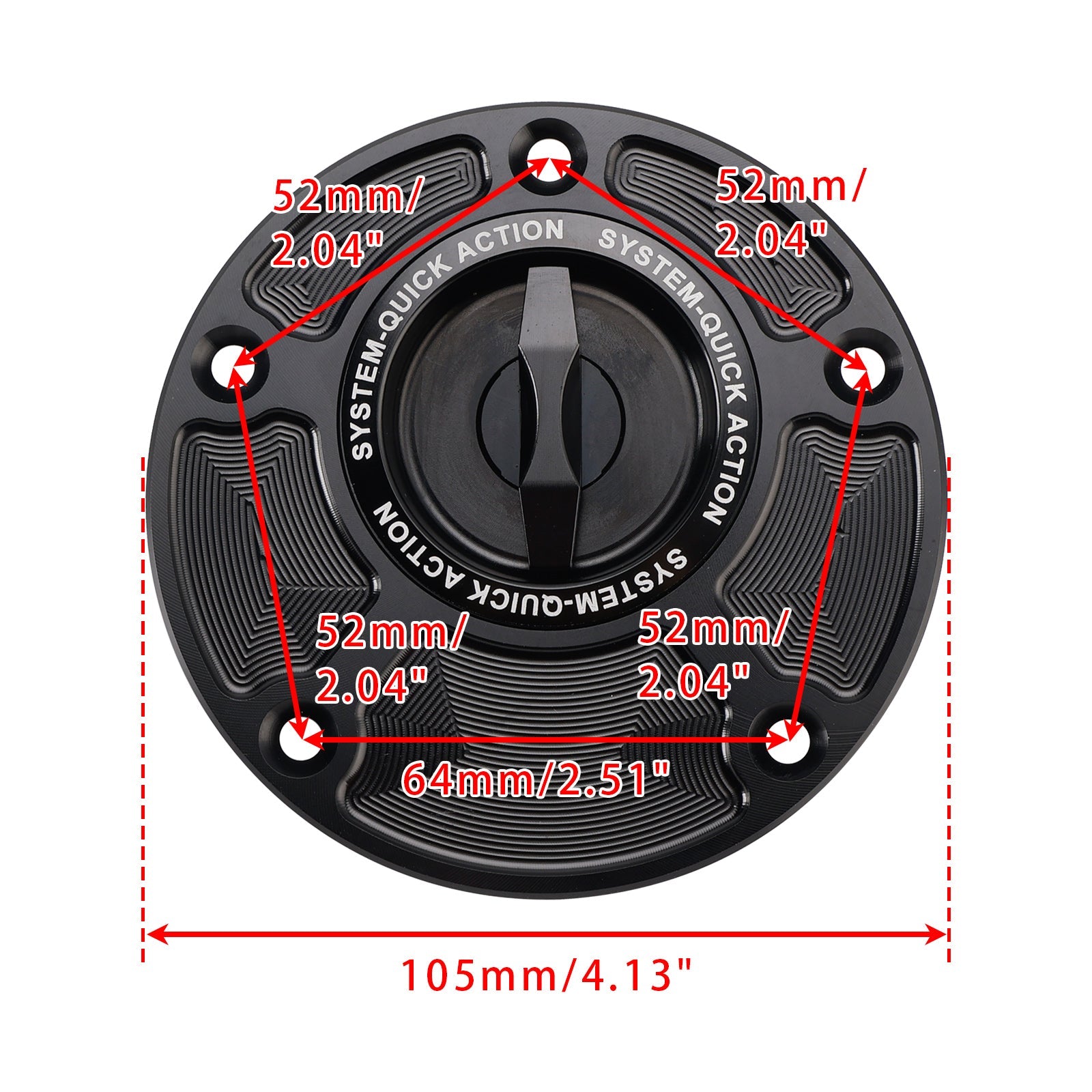 CNC Keyless Gas Tankdop Voor Yamaha YZF-R1 YZF-R6 2000-2025 YZF-R3 2015-2025