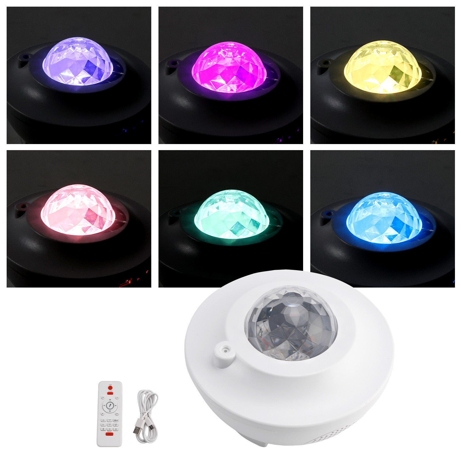 Projecteur Galaxy Ciel Étoilé Lampe Nuit Océan Fête Bluetooth & Télécommande